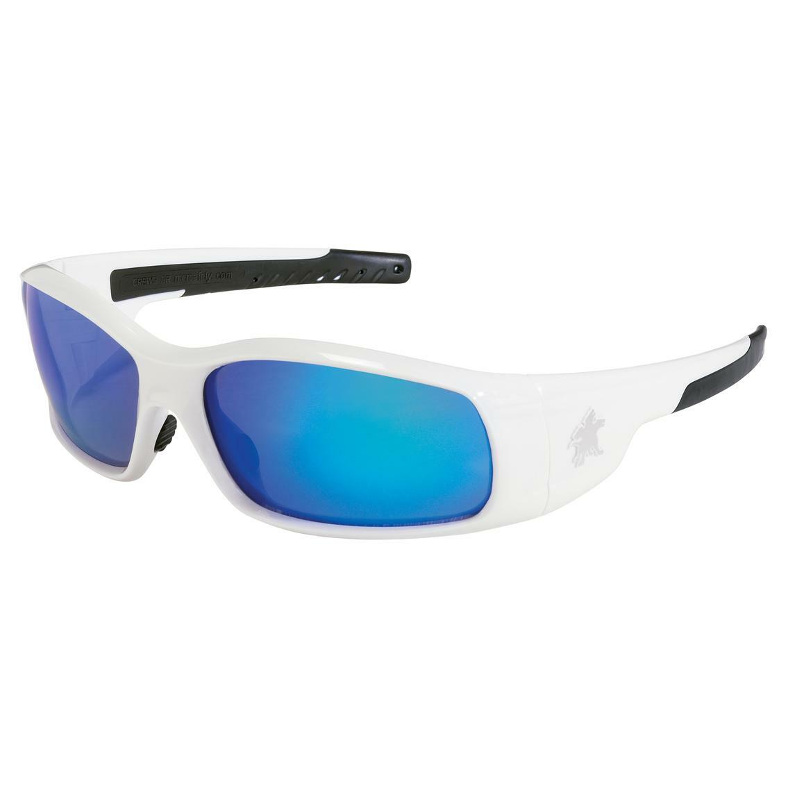 SWAGGER Blue Mirror SUNGLASSES Work Sport Eyewear Safety Glasses UV ANSI Z87+