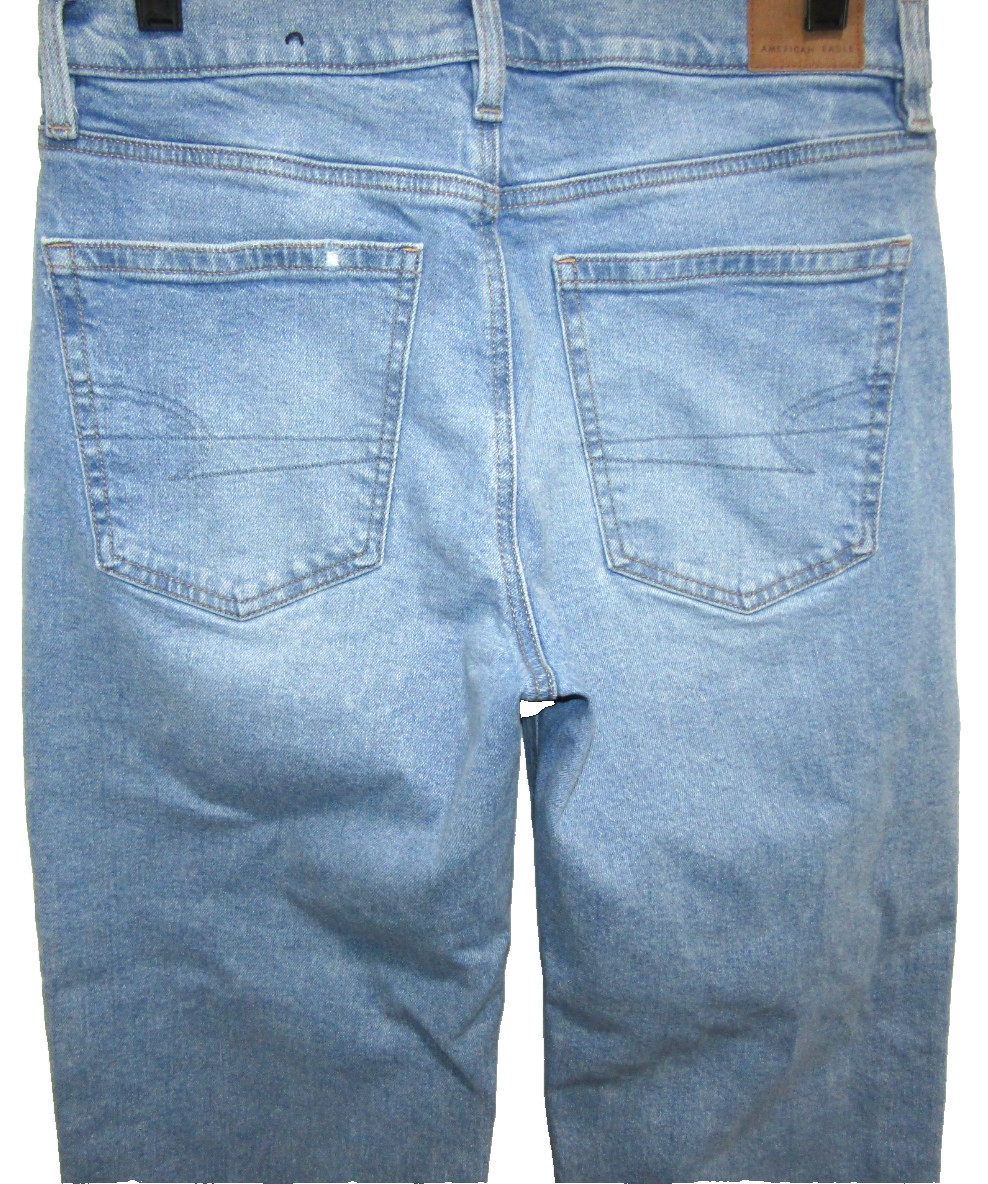 AMERICAN EAGLE STOVEPIPE STRIGID DENIM JEANS WOMENS SIZE 6 SHORT