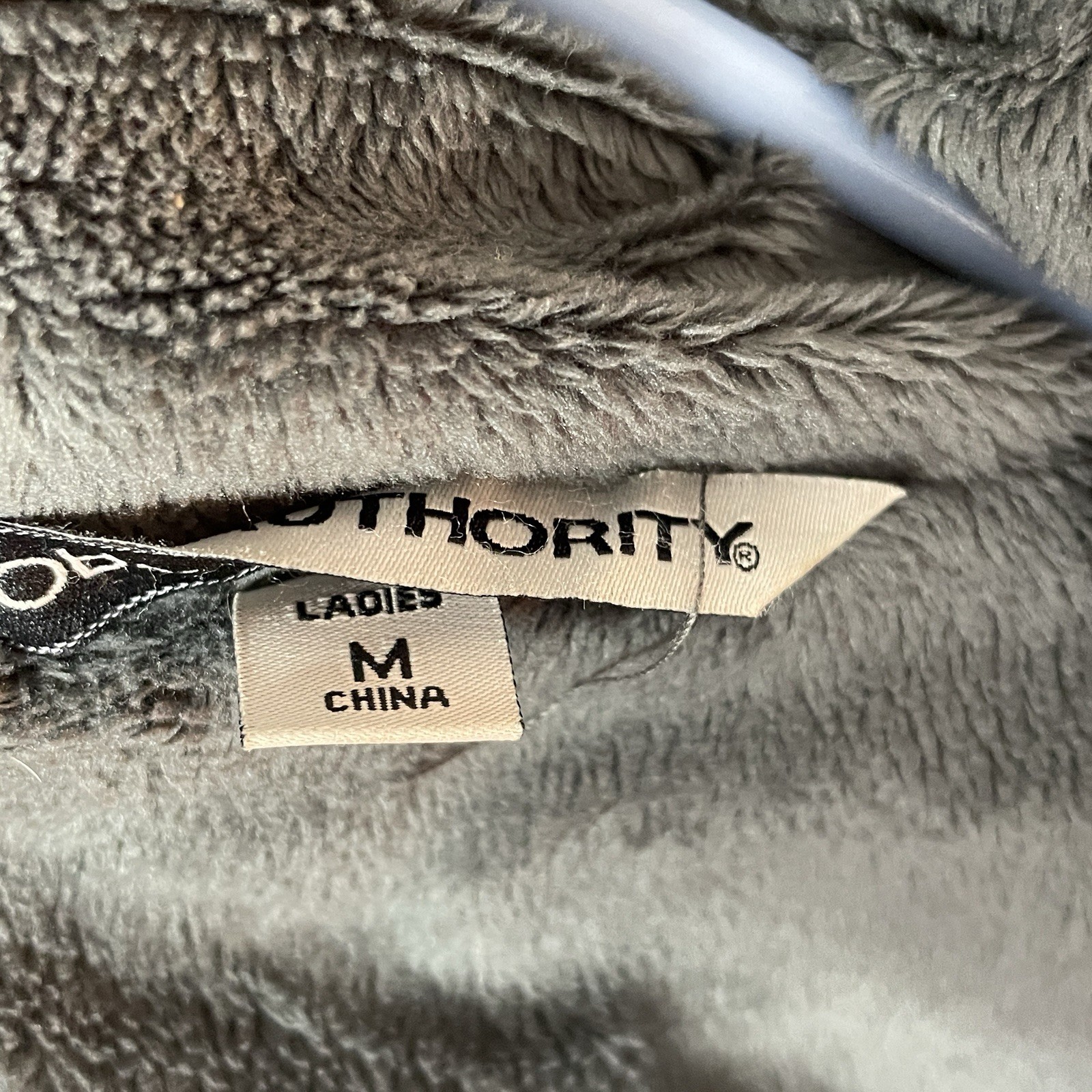 Port Authority Jacket Womens Medium Soft Shell Full Zip Faux Fur Lining Hooded