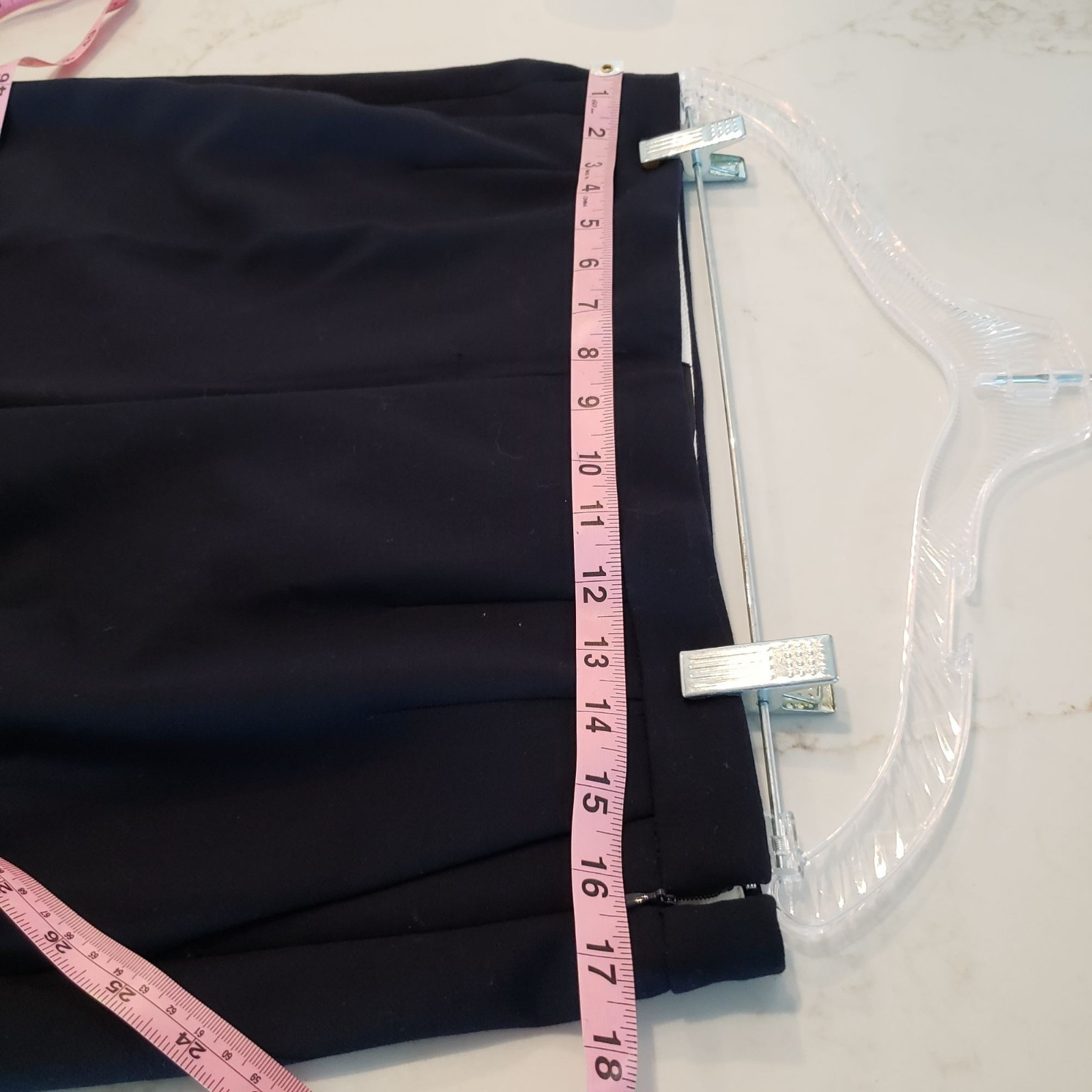 J. Crew Martie Pant in Navy Blue E0899 Rare Bi Stretch Wool Women’s 12