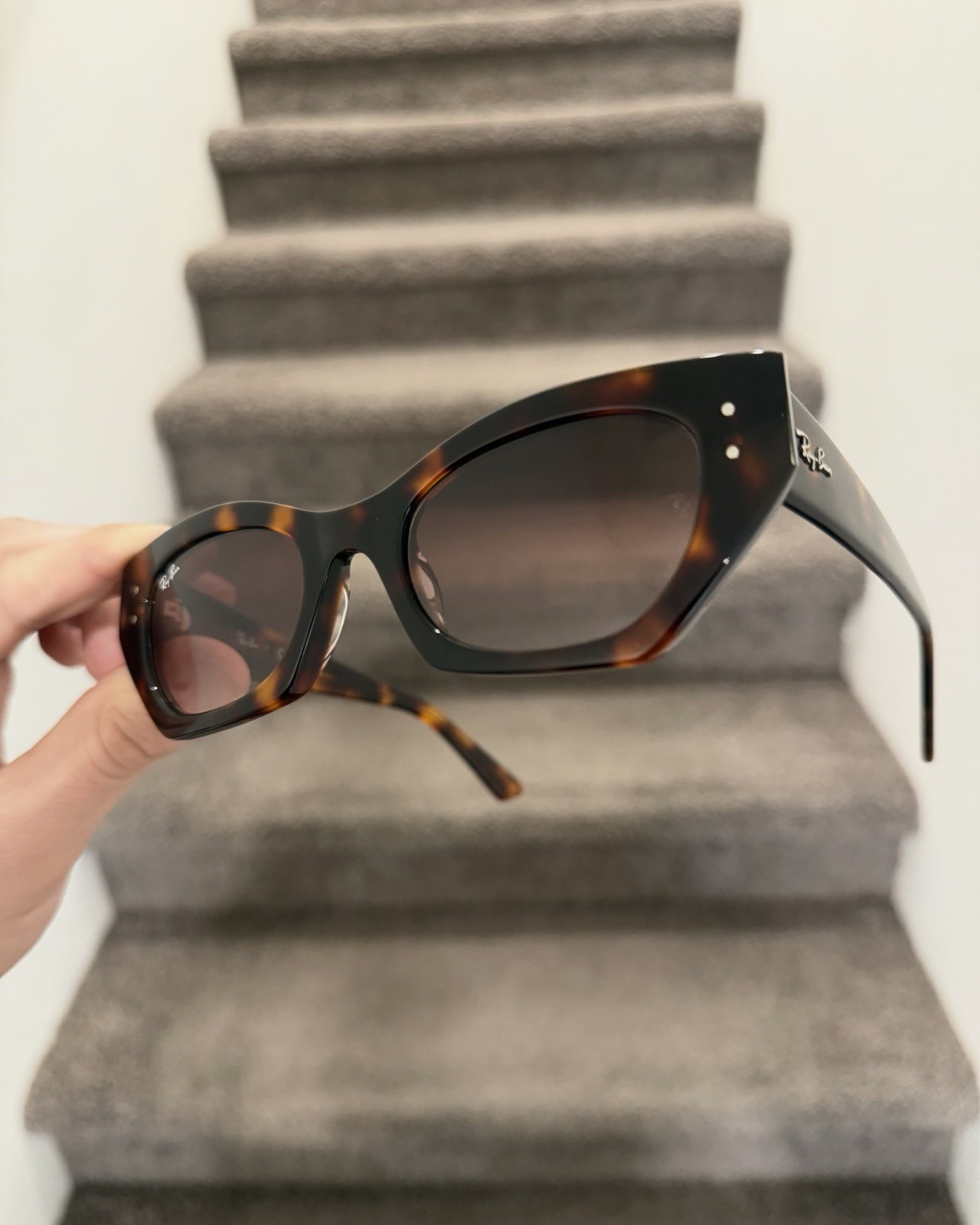 NEW Ray-Ban Zena Bio-Based Havana Brown 52-22 Sunglasses RB4430