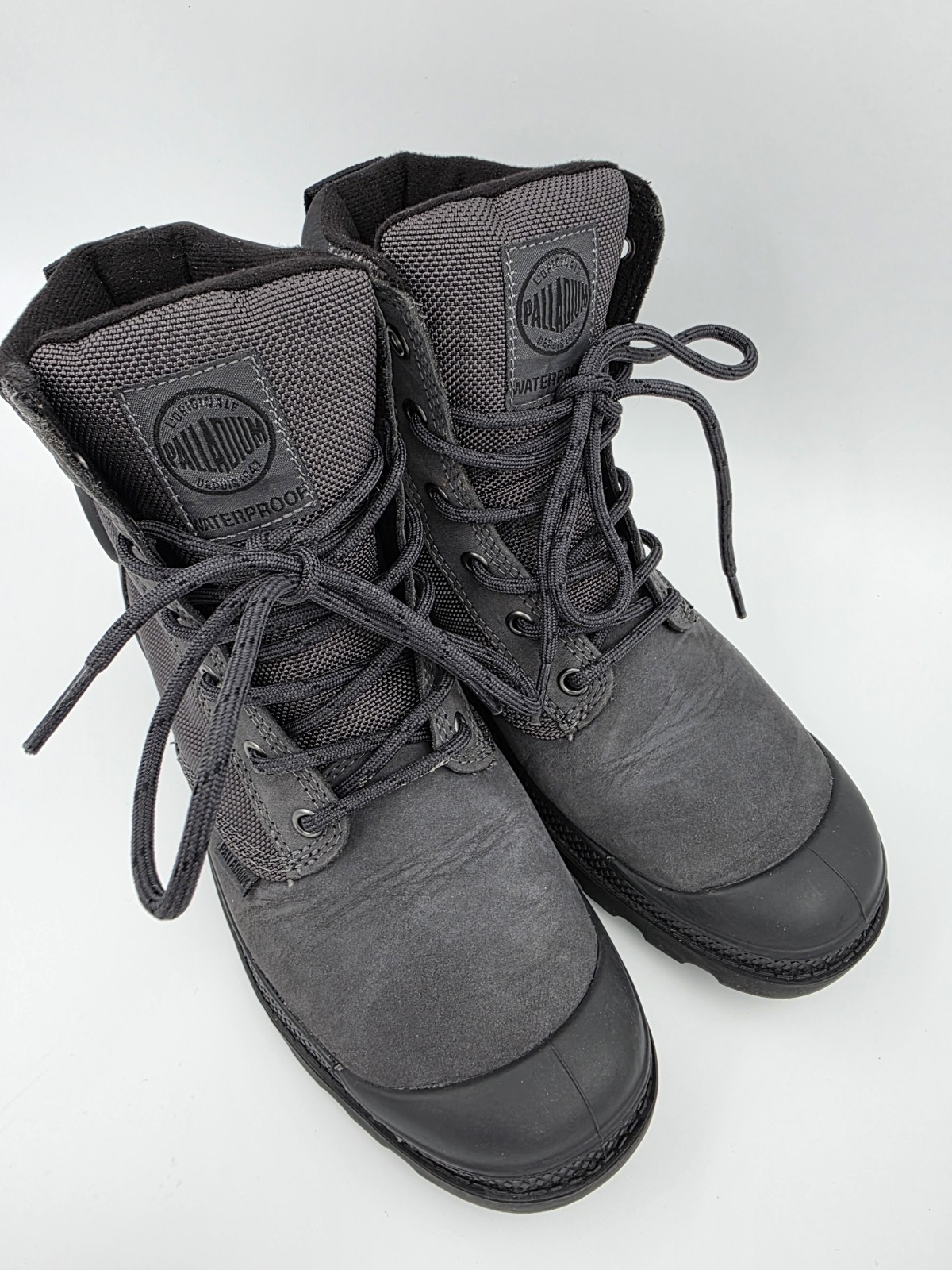 Palladium Pampa Sport Cuff Waterproof Boots, Forged Iron (Grey), M 6 / W 7.5