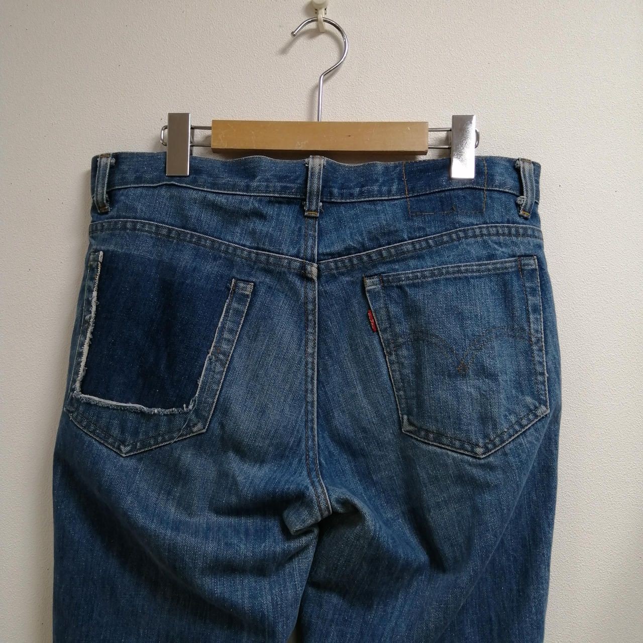 LEVIS Denim Pants Blue Back 25 TALON Made in France Used