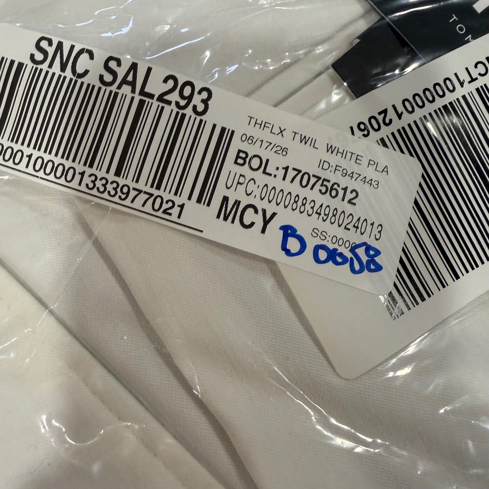 Tommy Hilfiger Mens THFlex Tate-TH White Stretch Trousers 42W x 30L TTEAPH1A0025