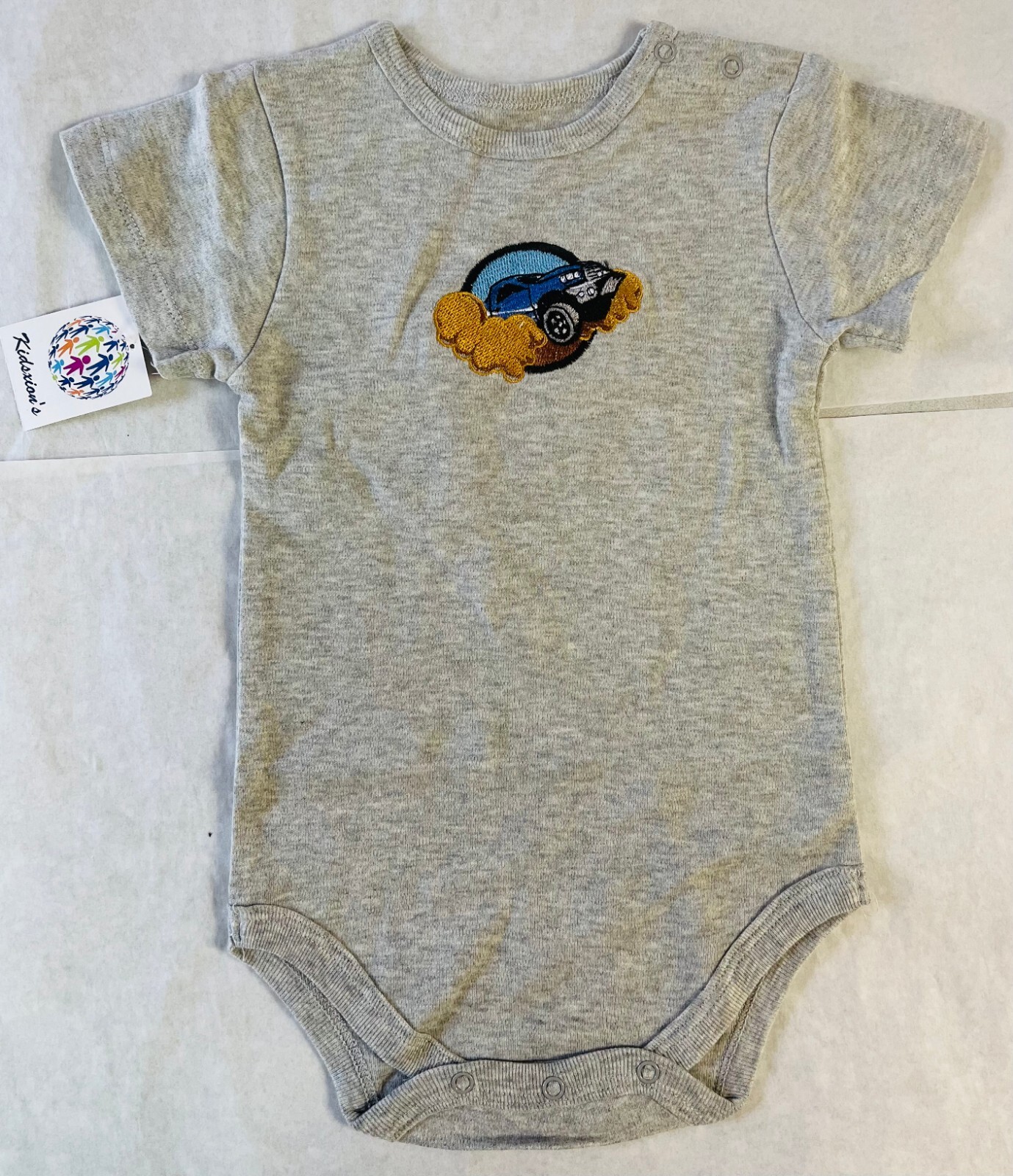 Baby Boys Infants Short Sleeves 4 Pack Bodysuits