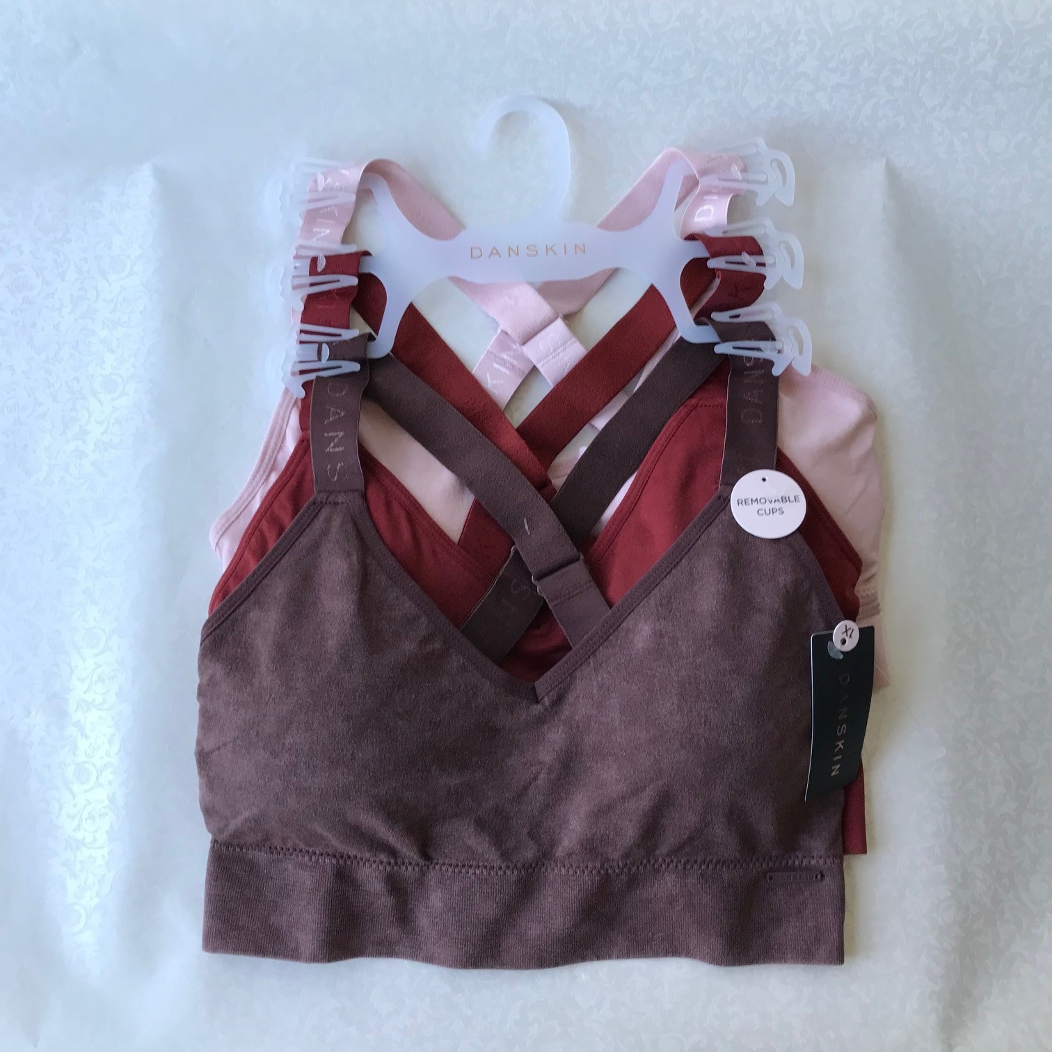 Danskin Intimates BRAS, Removable Pads, 3-set ,Size : 1XL MSRP: $54
