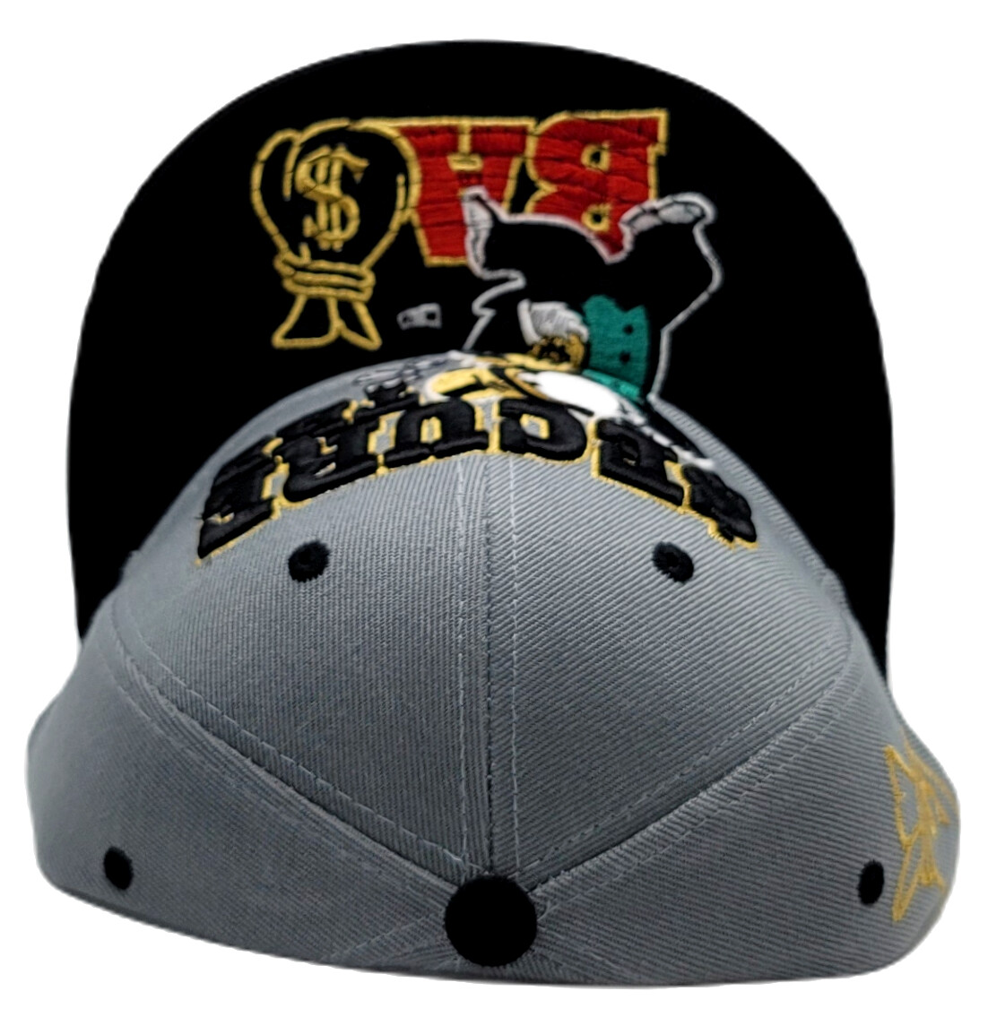 Secure the Money Penny Bag New Uncle Leader Rich Monopoly Era Snapback Hat Cap