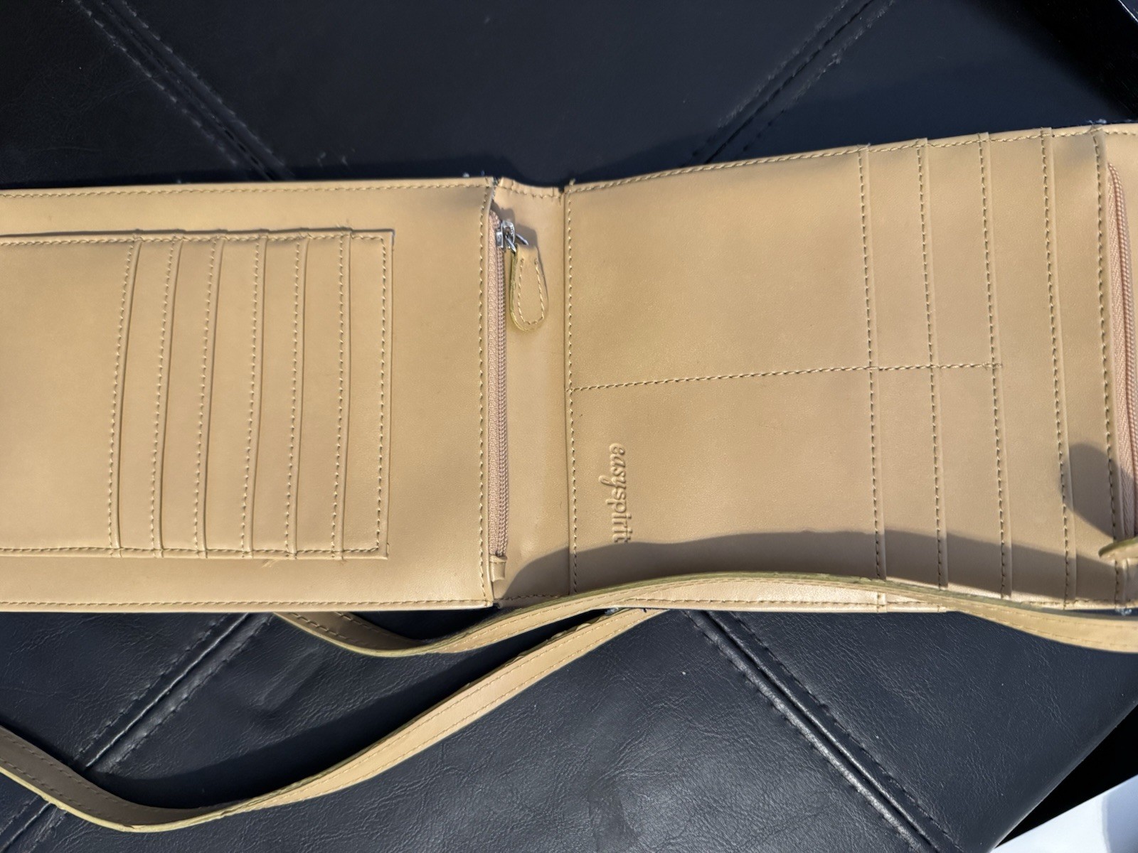 Denim Easy Spirit Crossbody Flat Purse