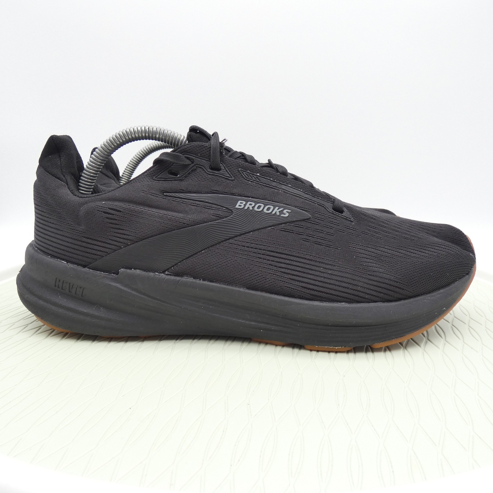 Brooks Revel 6 Mens Running Shoes Black Gum Sole Athletic Sneakers 1103911D058