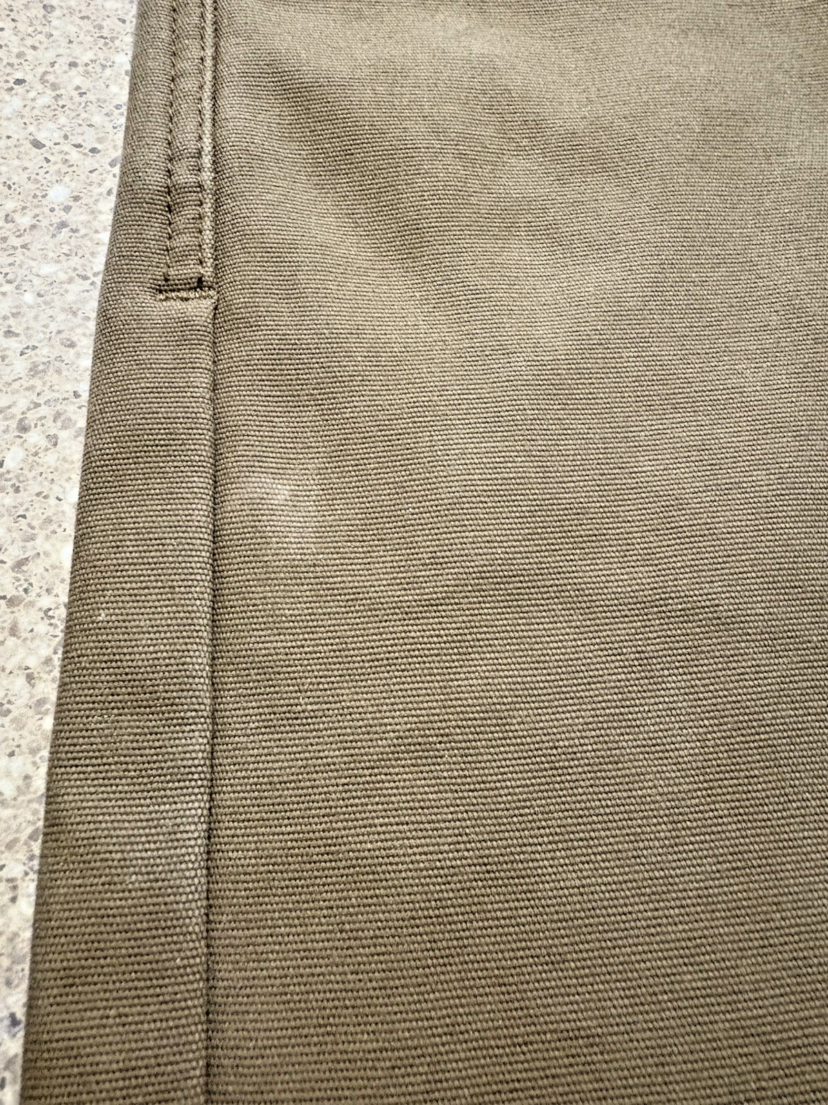 Vtg 40×30 Fleece Men Weatherproof Lined Stretch Canvas Brown Pants Item 1078078