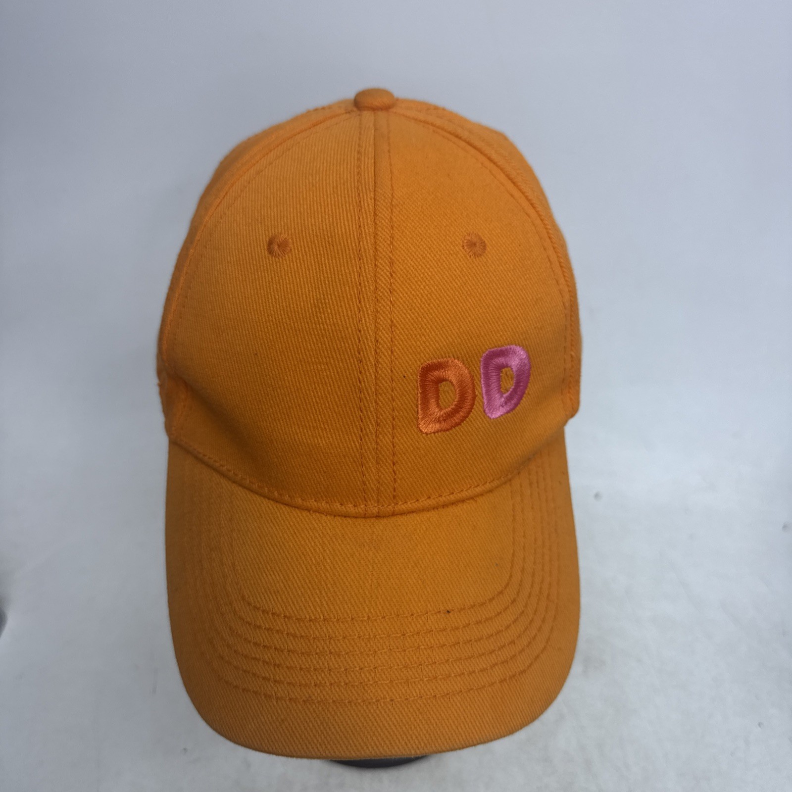 Dunkin Donuts Baseball Cap Unisex One Size Embroidered Orange