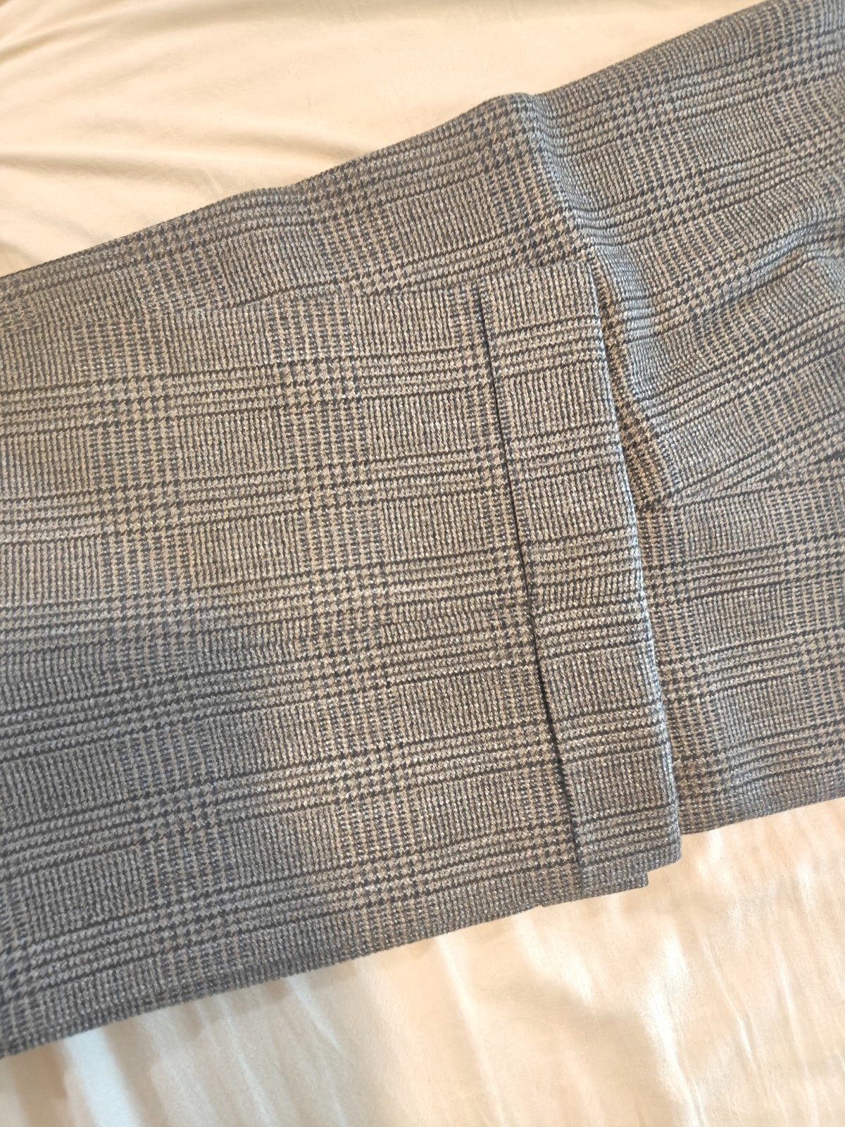 CONNOCK & LOCKIE, BESPOKE, MEN’S BRITISH MADE, PLEATED, DRESS SLACKS Size: 34