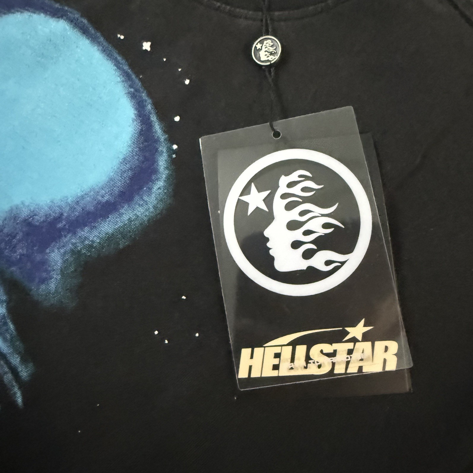 Hellstar Goggle T-Shirt Black/blue Men’s Size M