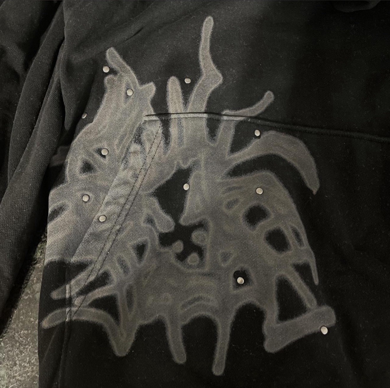 Travis Scott Cactus Jack Hoodie Black Size L