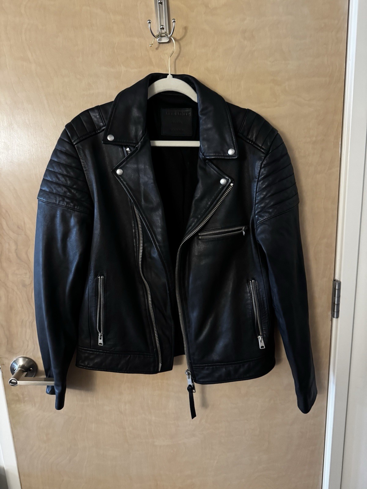 Allsaints Callahan Leather Jacket Size S