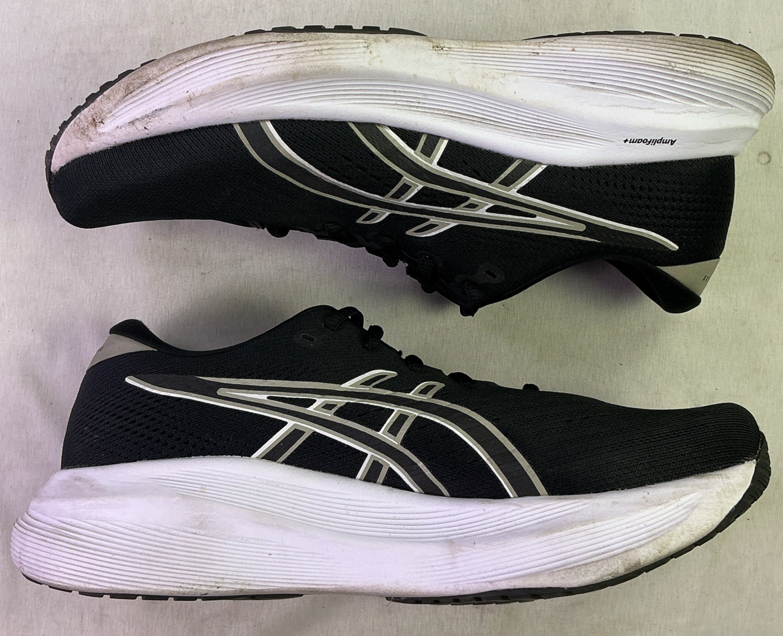 Asics Men’s Gel Excite 11 Lightweight Running Shoes-Black/White-Size: 9.5 W