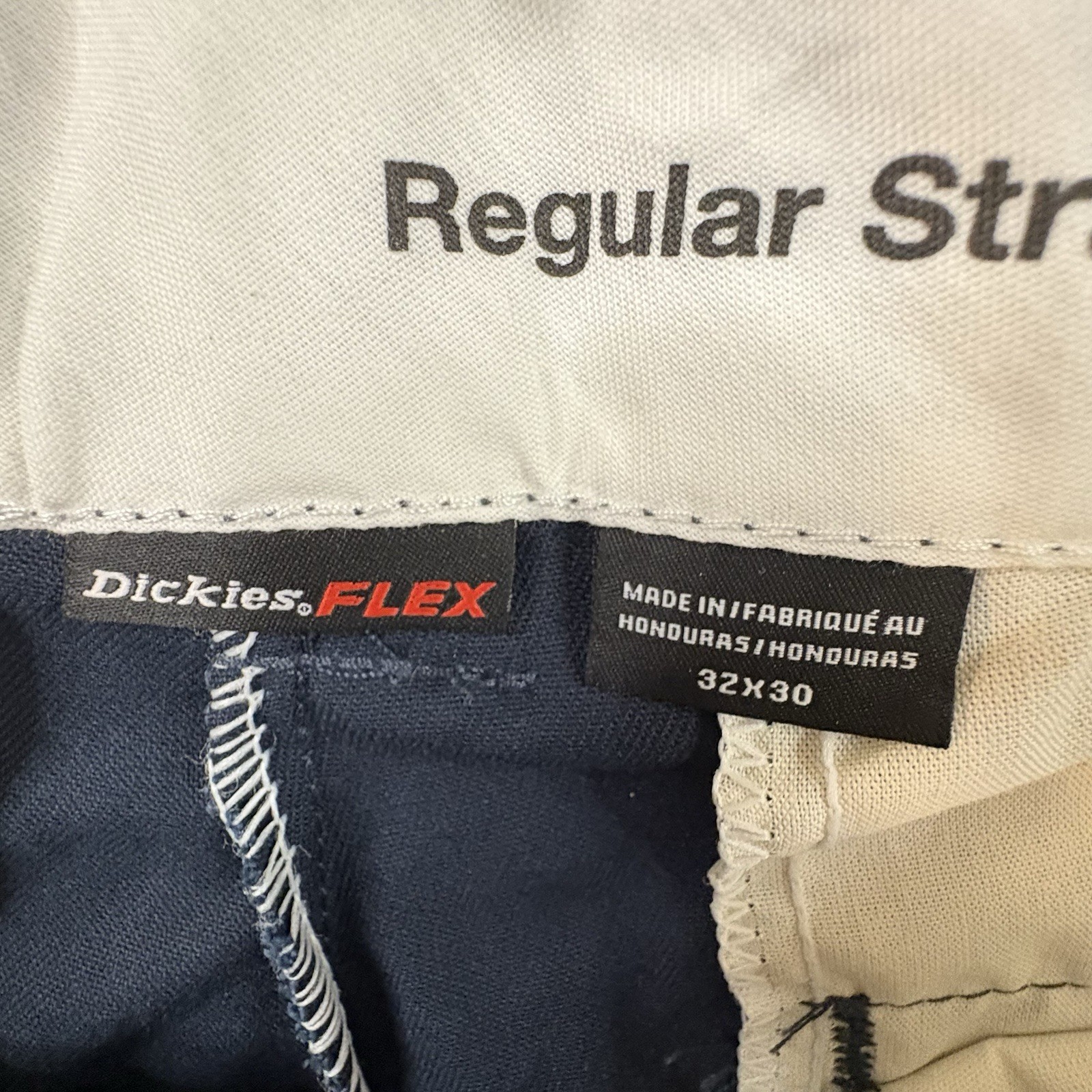 Dickies Men’s 33.5×29.75 Navy NWT Flex Regular Fit Straight Leg Cargo Work Pants