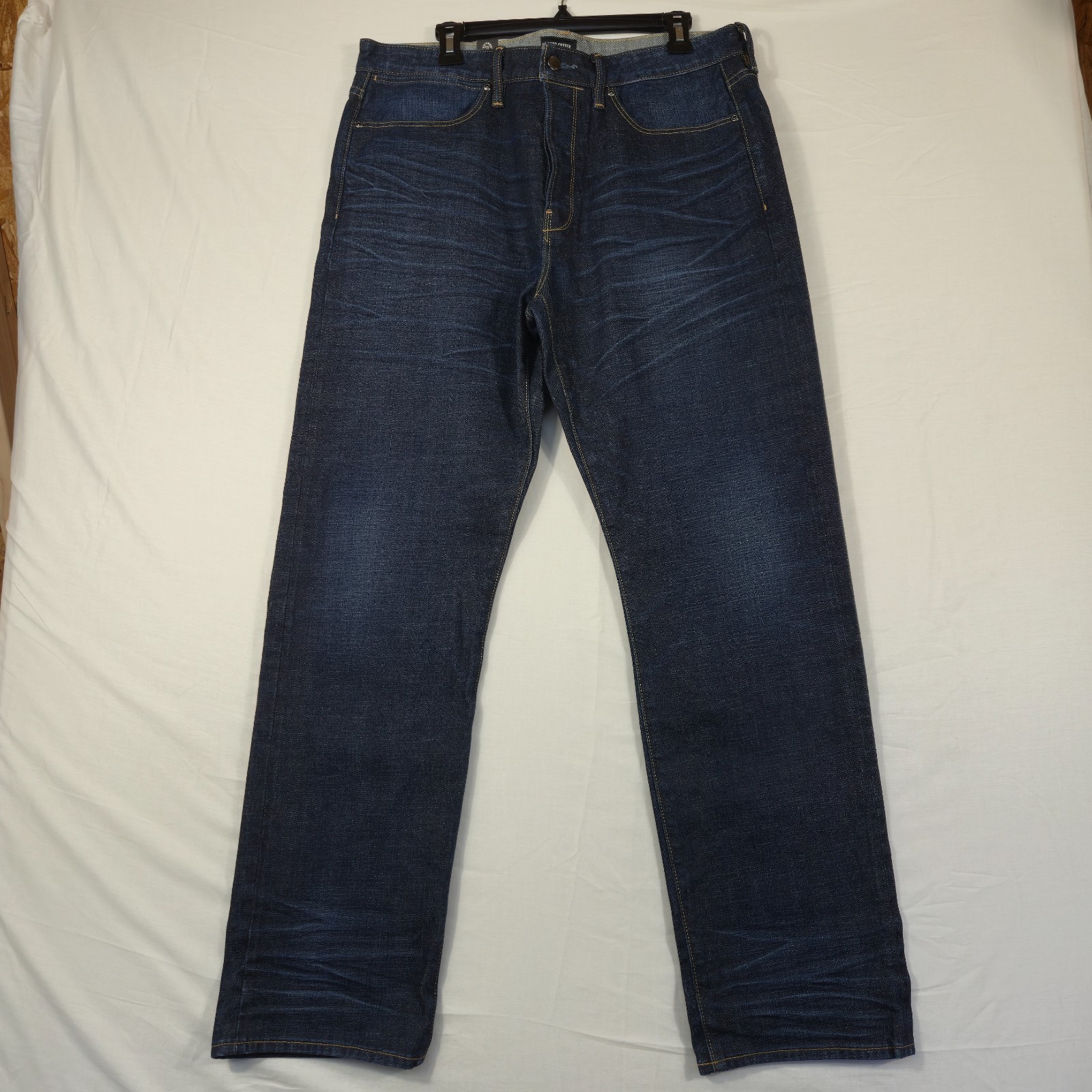 Todd Snyder Japanese Selvedge Jeans Mens 34×32 Blue Denim Cotton Straight Fit