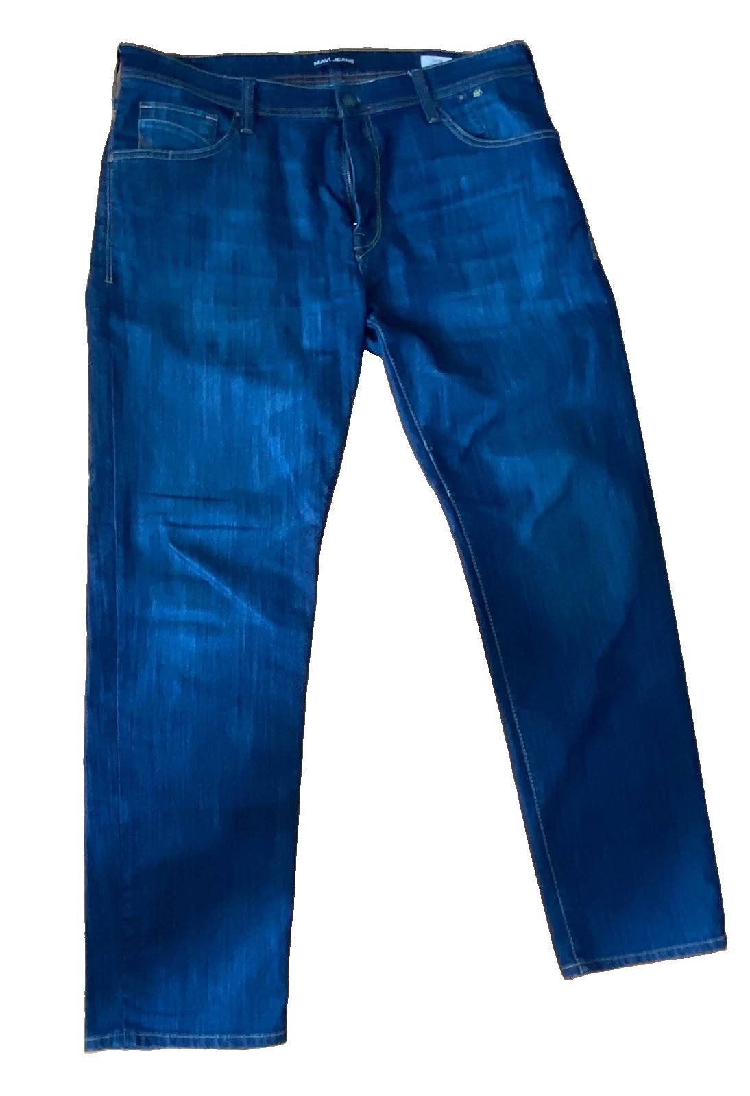 Mavi Zach Jeans Men’s Size 38 Dark Wash Casual Straight Leg Loose Fit-New