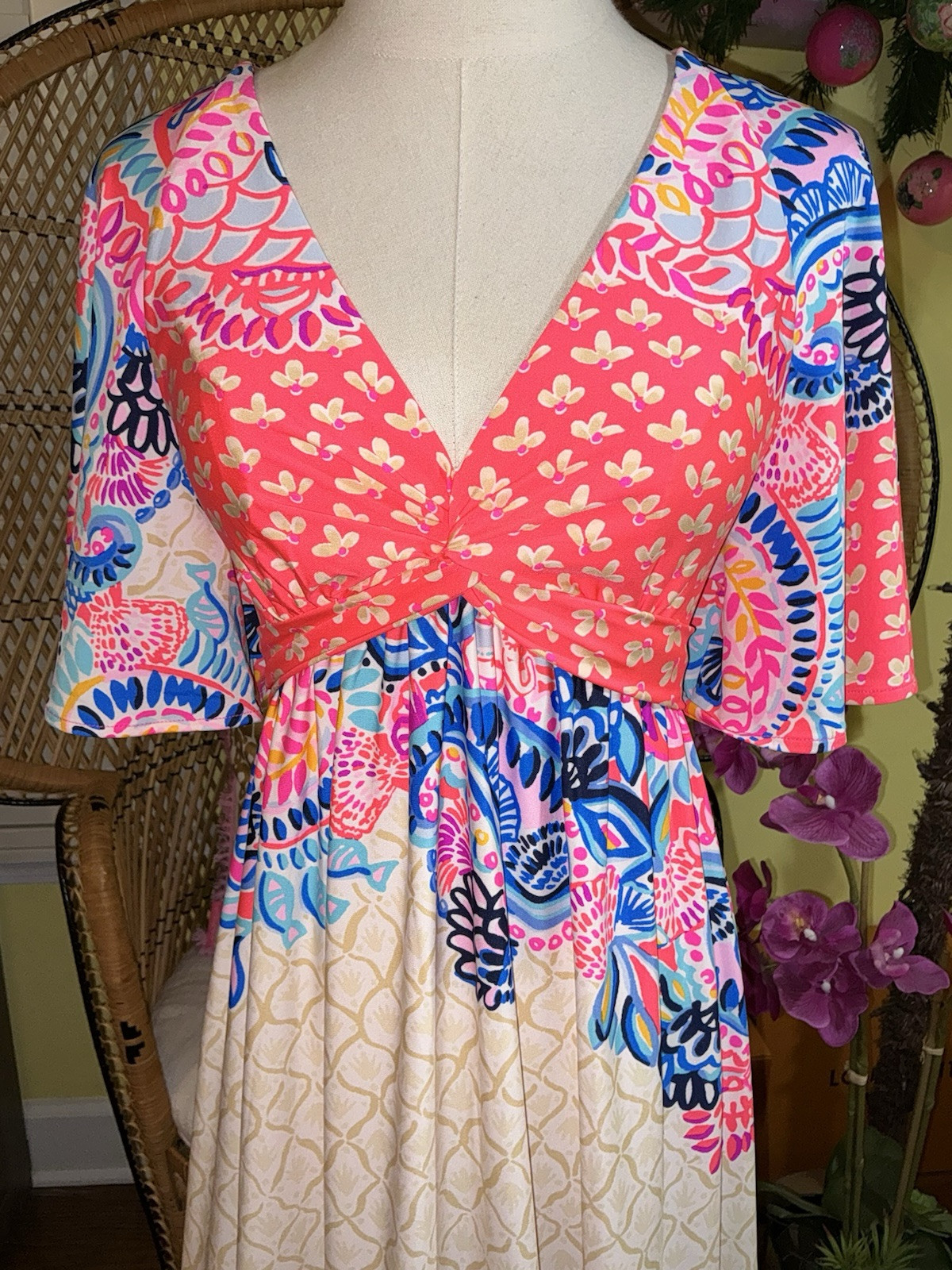 Lilly Pulitzer NWT Minka Maxi Dress Coral Beach Bungalow 🦄 Size 0,2,10,14,16