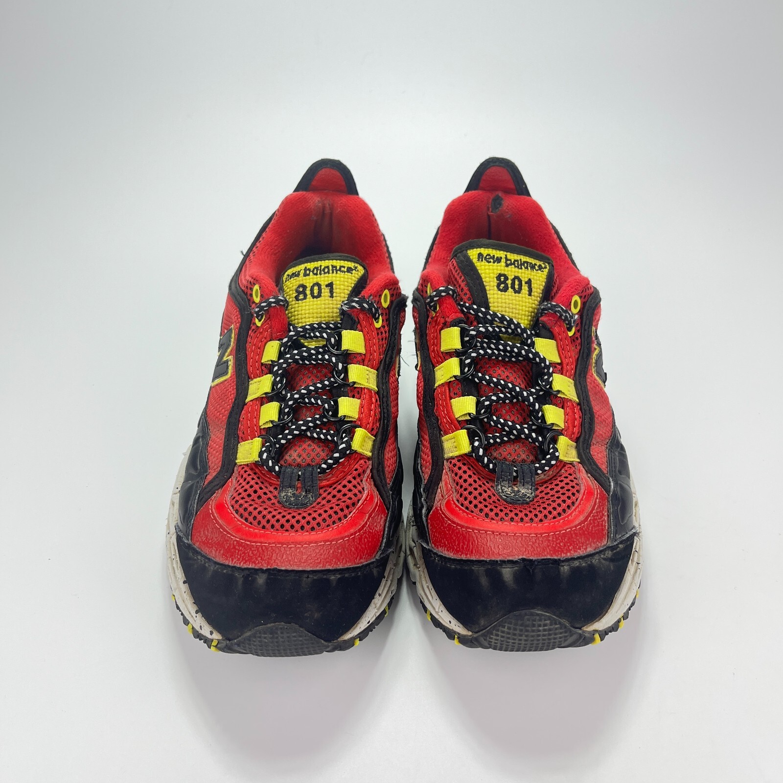 New Balance 801 Red Black Athletic Comfort Running Shoes ML801GLE Men’s Size 8.5