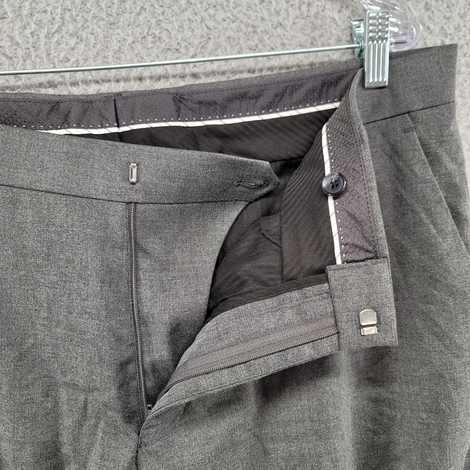 Murano Pants men’s dress pants 38×30 gray ZAC classic fit wardrobe essentials