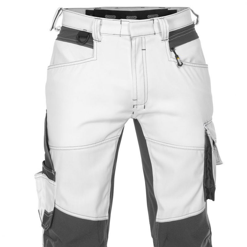 Mens Dassy Painters Trousers Dynax Work Pants Stretch Knee Pockets