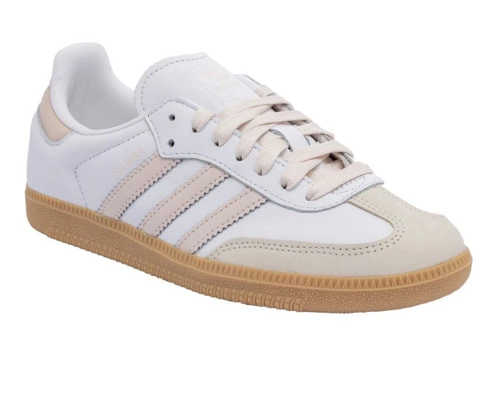 NWOB Adidas Samba OG White/Pink/Gum SZ 7 JS1351
