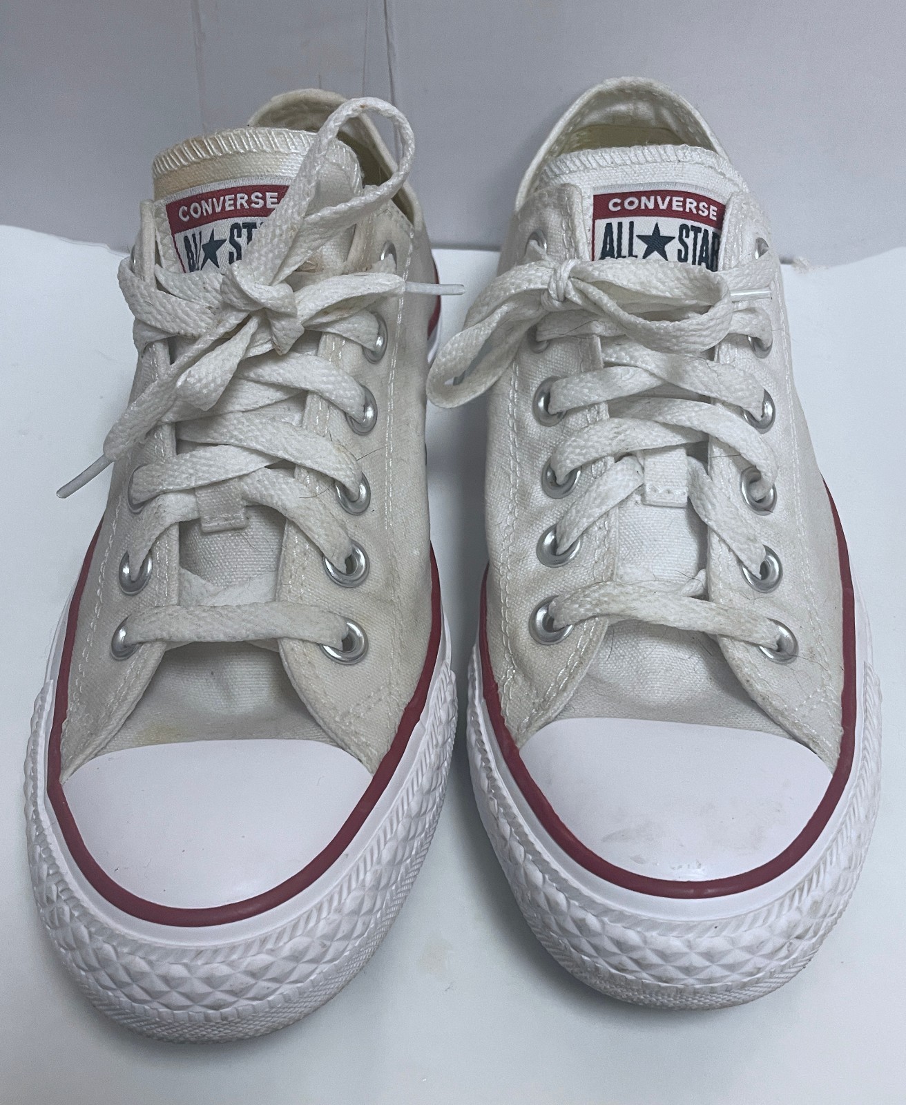 Converse Chuck Taylor All Star Low Top White Sneakers M7652 Unisex 7.5W 5.5M