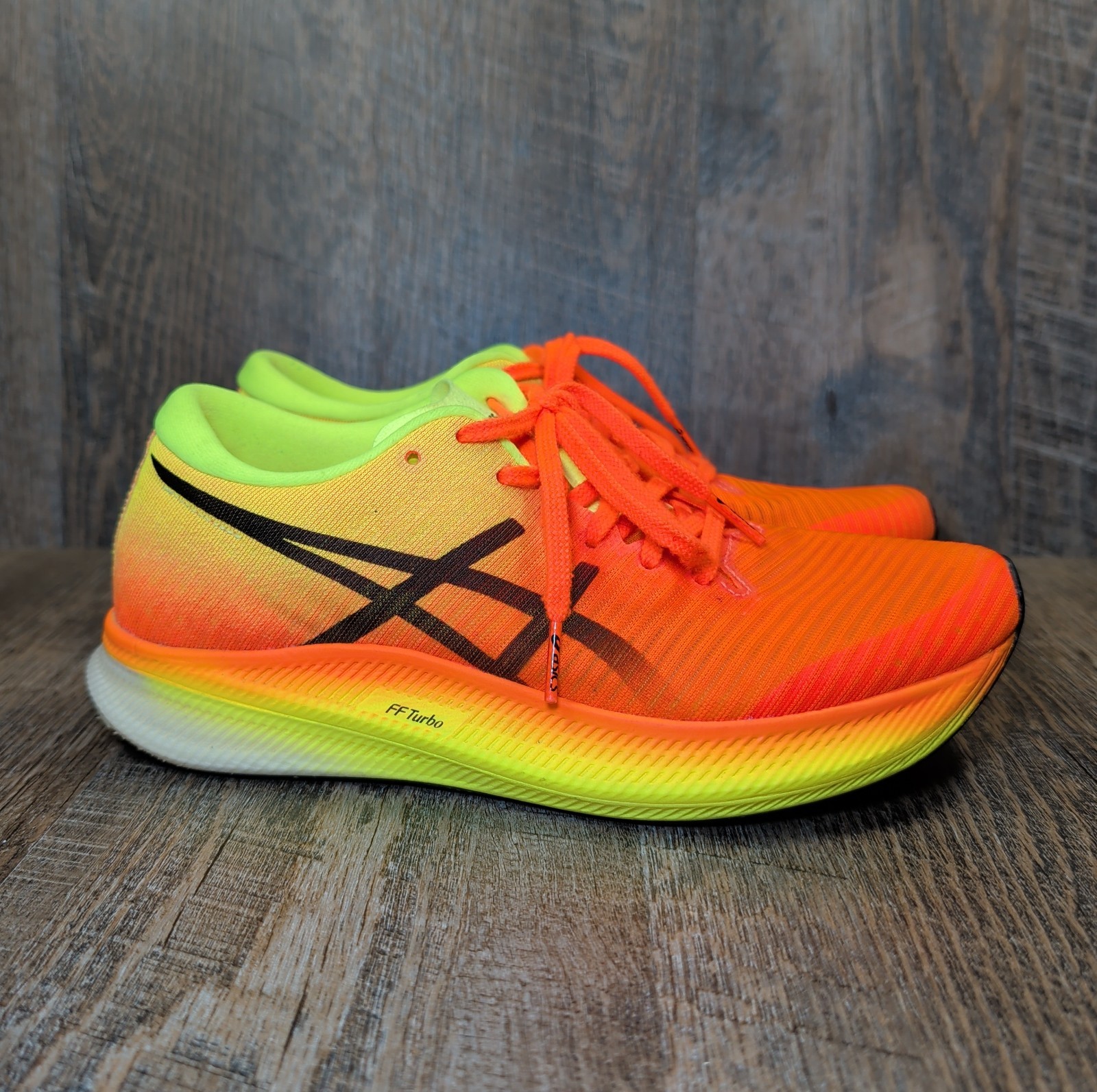 Asics Metaspeed Edge Shocking Orange Women’s Size 7.5 Athletic Running Sneakers