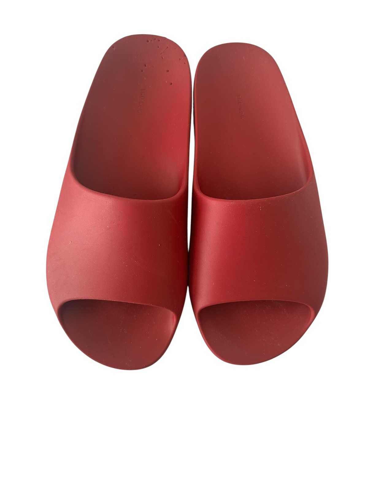 The Row AMA Slide Sandals – Red Rubber Slides – EU 40 / US 9 – Made in Italy