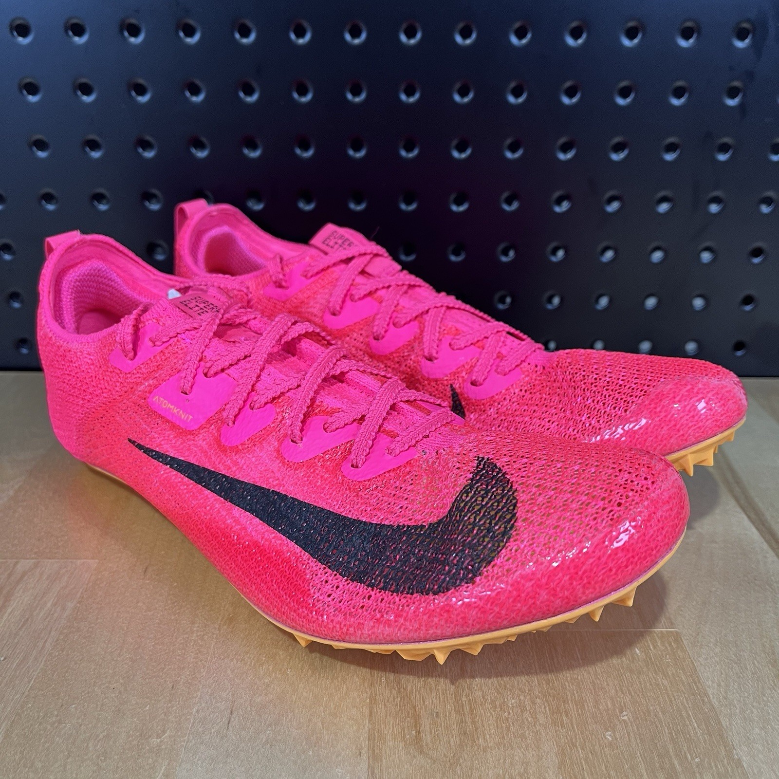 Nike Zoom SuperFly Elite 2 Men’s Track Spikes Pink CD4382-600 Size 9 NEW