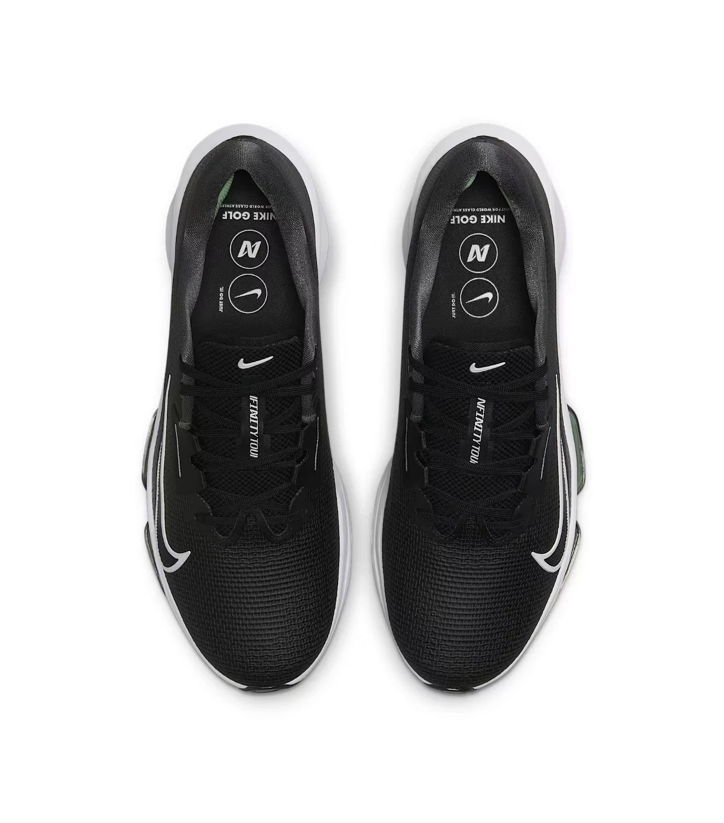 Nike Air Zoom Infinity Tour Next% 2 WIDE Golf Shoes Black White FD0217-002