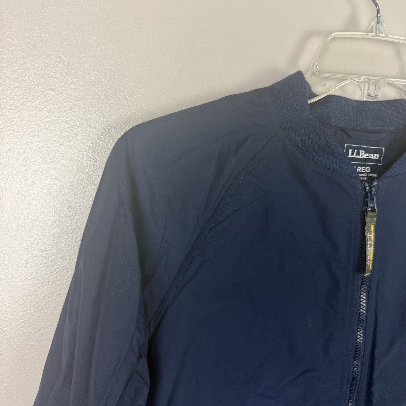 L.L. Bean Women Size Large Regular 3-Season Bomber Jacket Navy