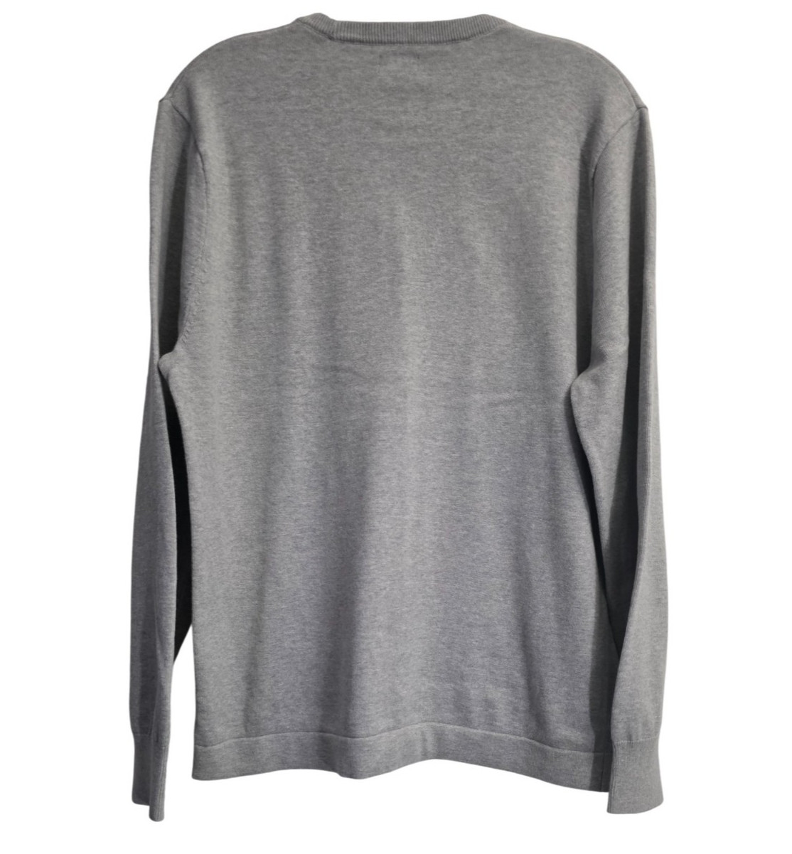 J Crew Sweater Tee Men Medium Heather Quarry Gray Cotton Crewneck Pullover AZ229