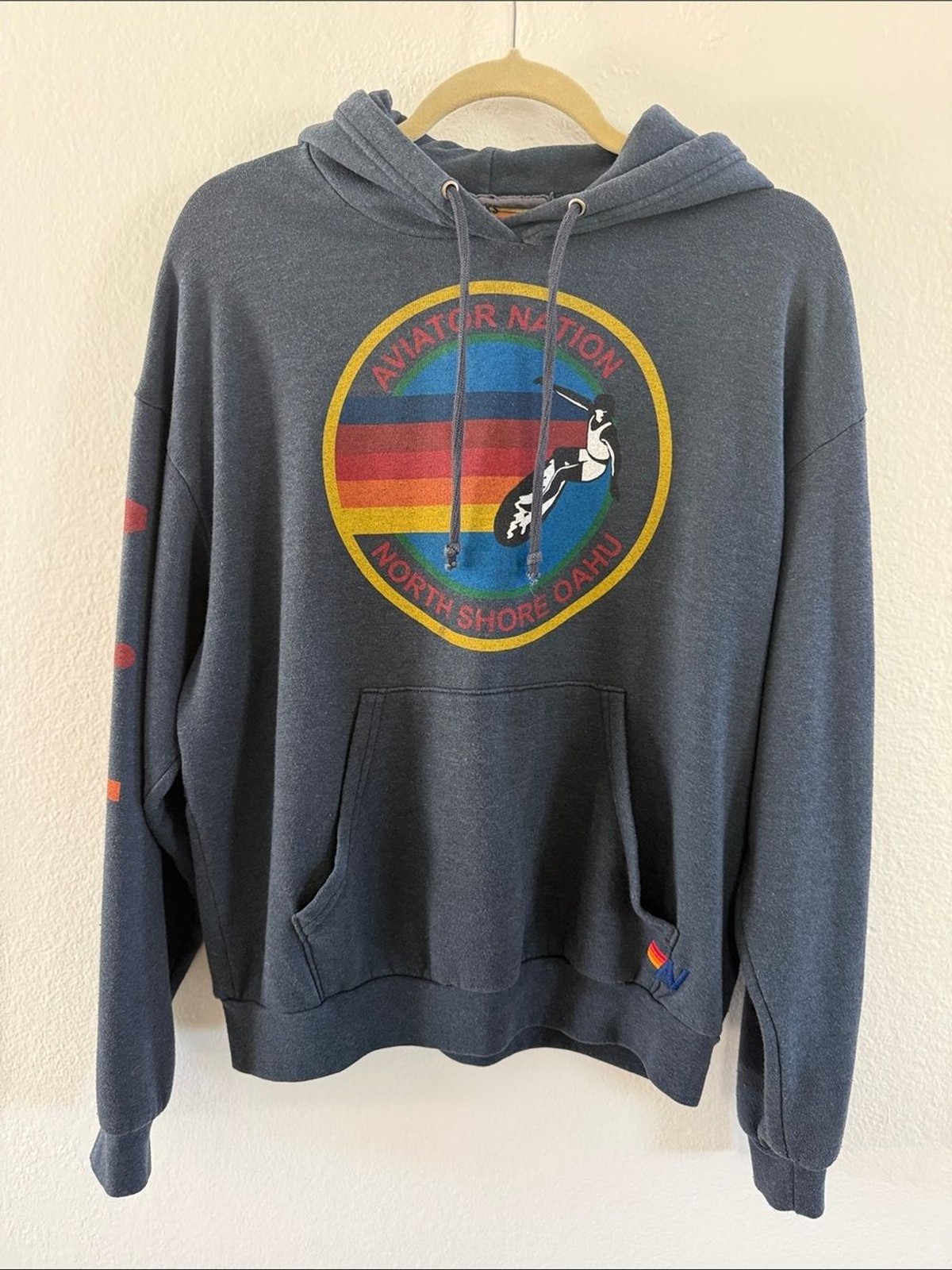 Aviator Nation Hoodie North Shore Oahu Logo