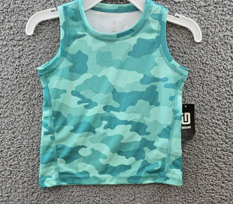 ID Ideology Cassandra Camo Sleeveless Tank Little Boys’ Tropical Surf Pullover