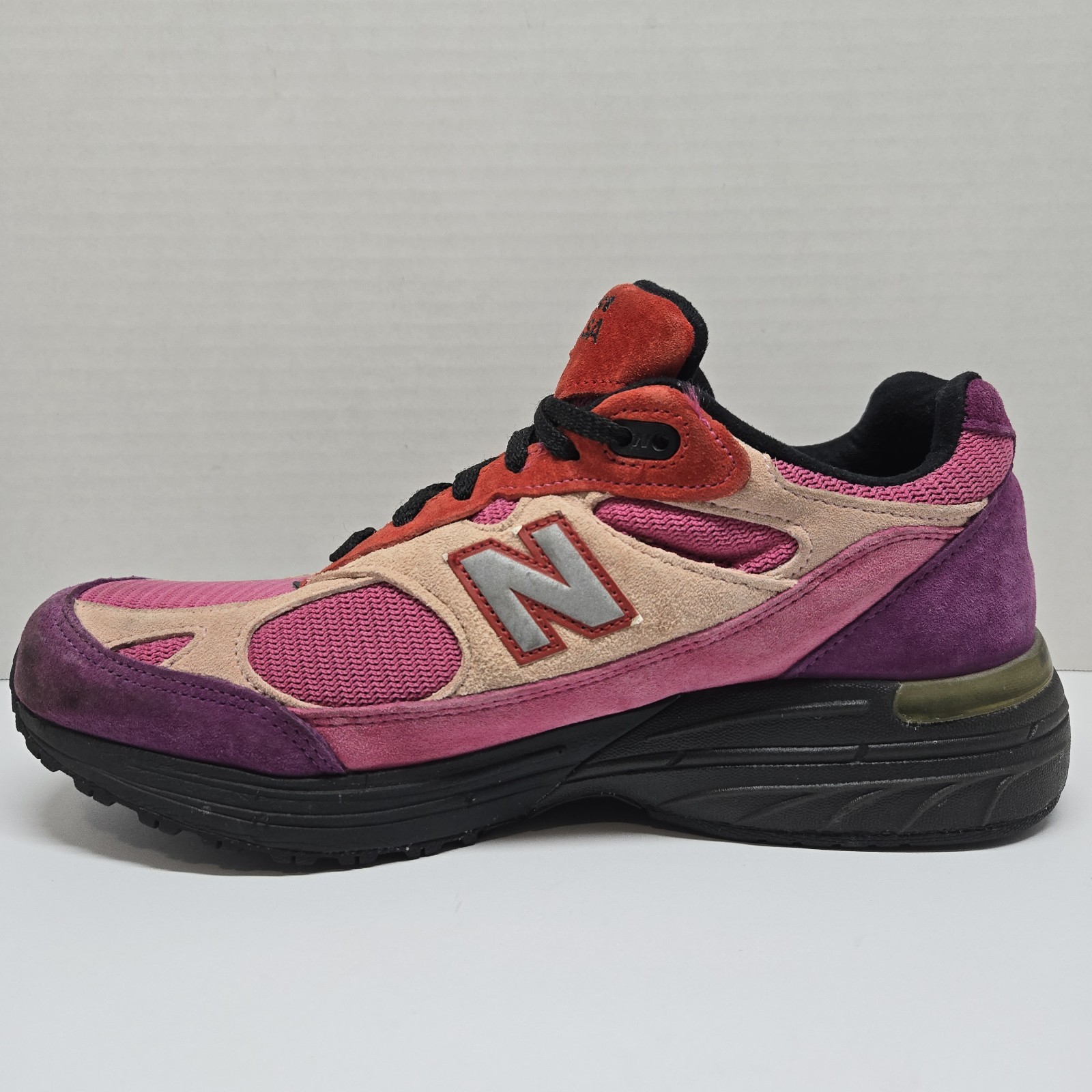 Custom New Balance 993 Made In USA US993W1 Pink Red Purple Men Size 8.5