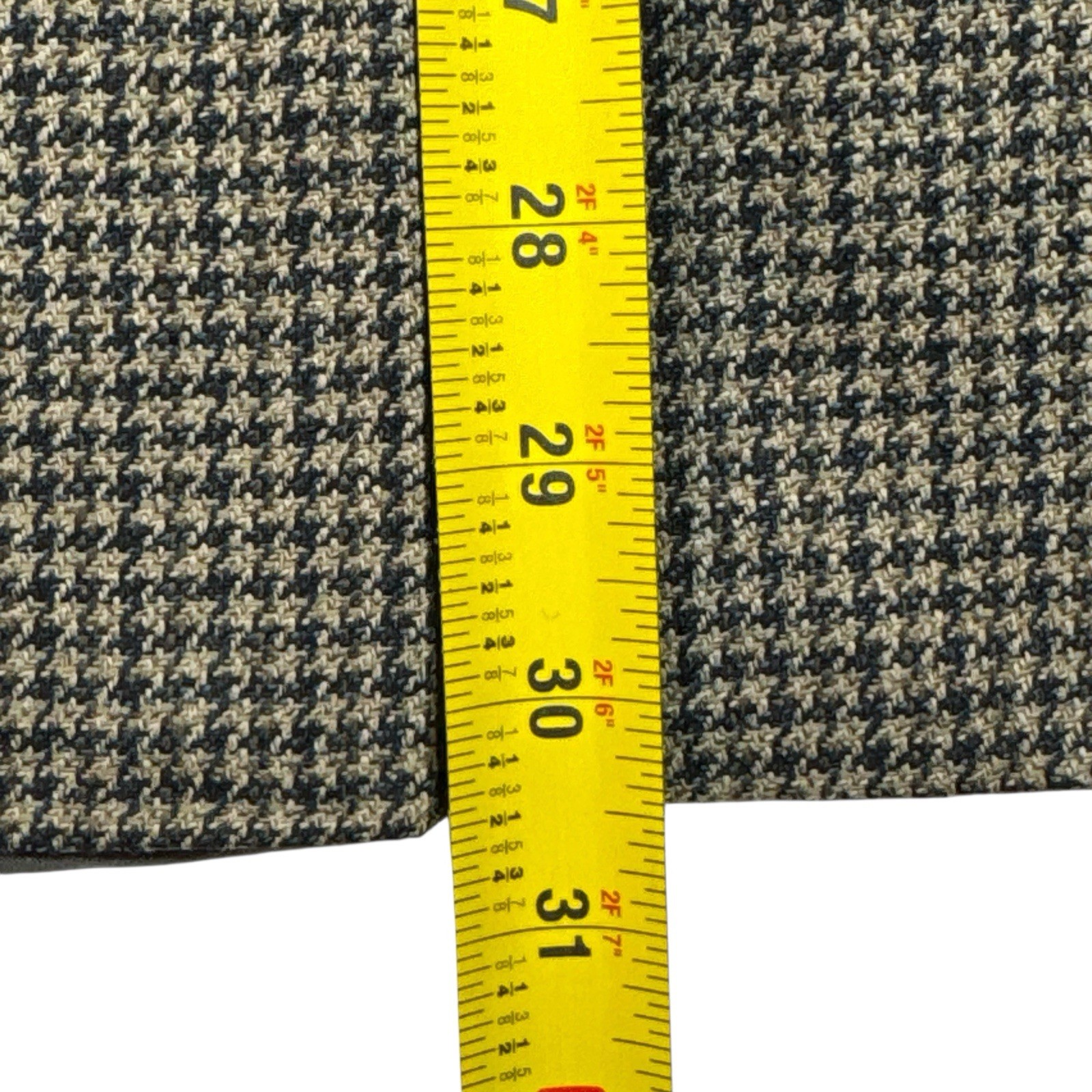Deansgate 42R Silk Wool Houndstooth Sport Coat Tailors Row Single Vent