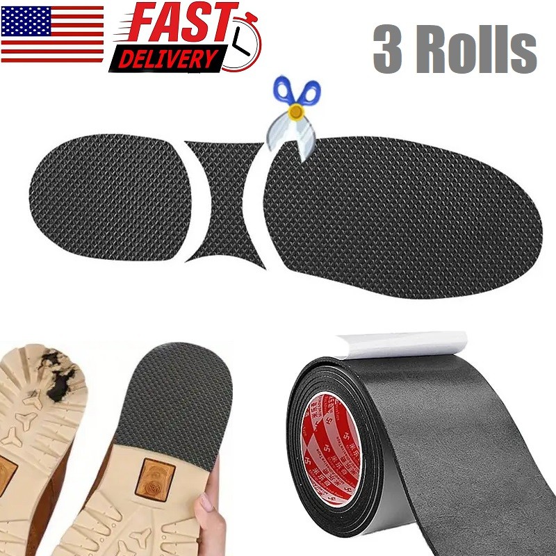 3Pcs Non-Slip Shoe Pads Sole Protectors Lightweight Adhesive High Heels Protec
