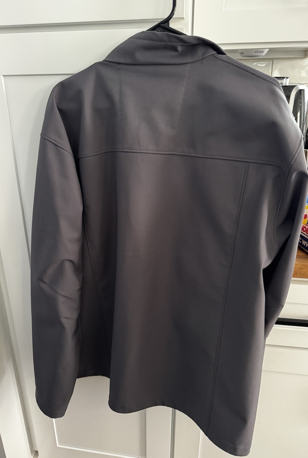 Walls Men’s Gray Stand-Up Collar Full Zip Polyester Jacket Workwear XL