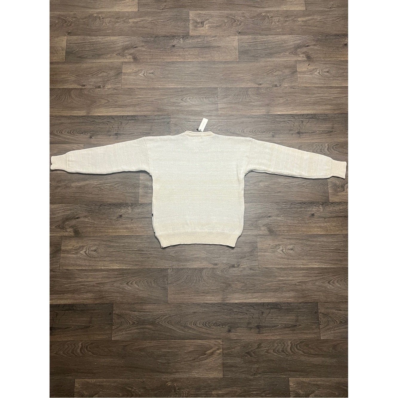 NEW Anthropologie Mandinga Kappa Knitted Sweater Sz Medium Cream Roll Neck Wool
