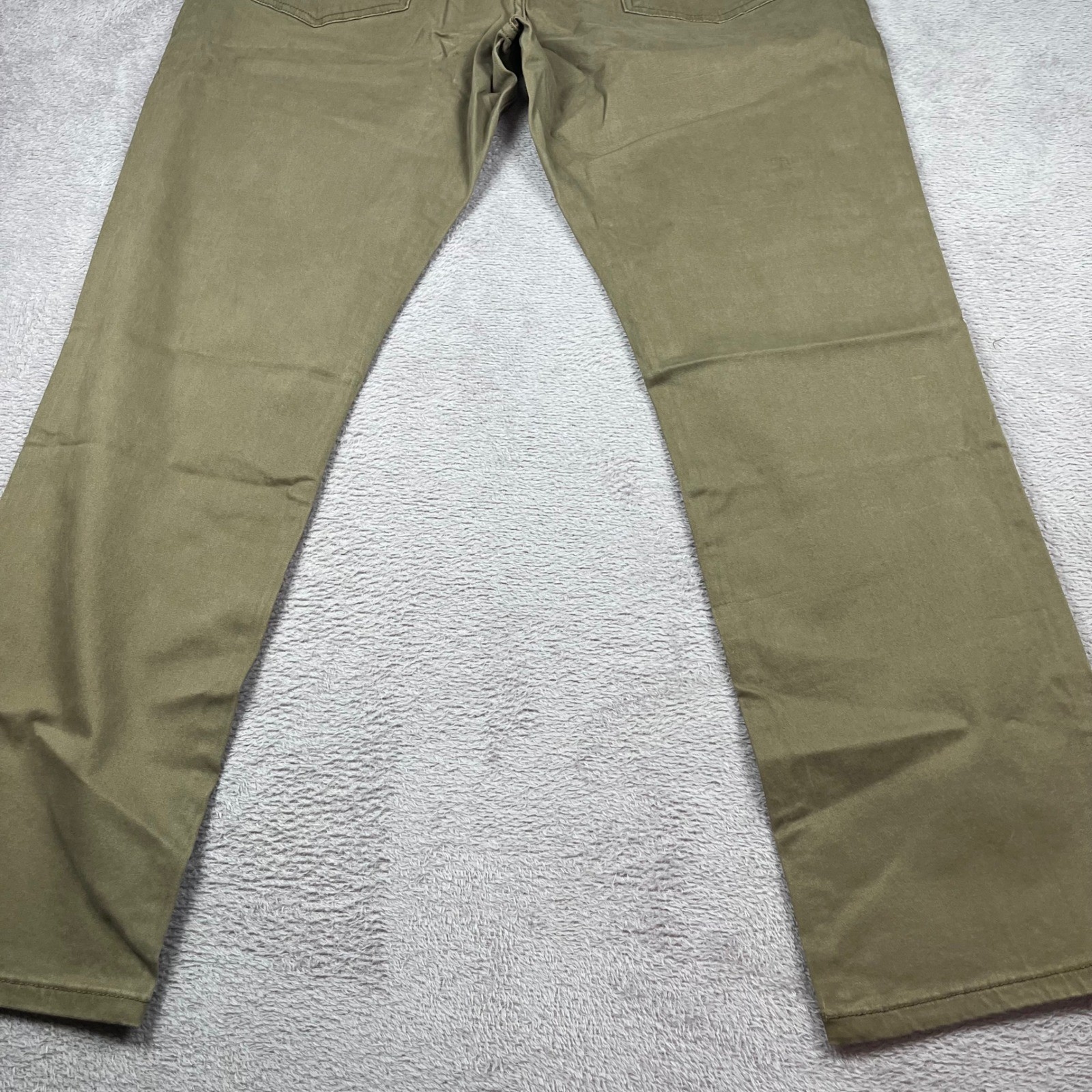 Lucky Brand 410 Athletic Straight Pants Mens 34×30 Olive Brown Advanced Stretch