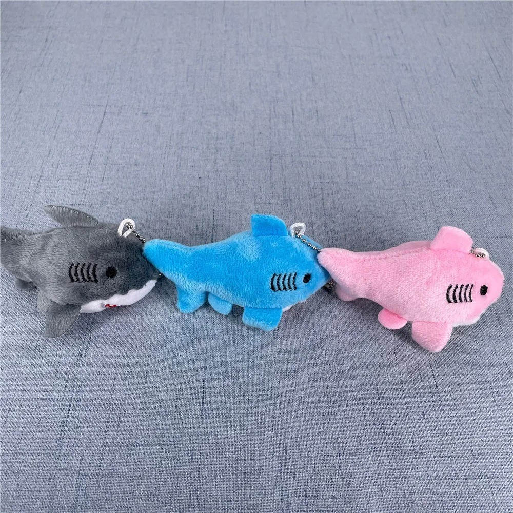 Plush Shark Keychain Gift Cute Ocean Animal Stuffed Toy Bag Charm 8CM