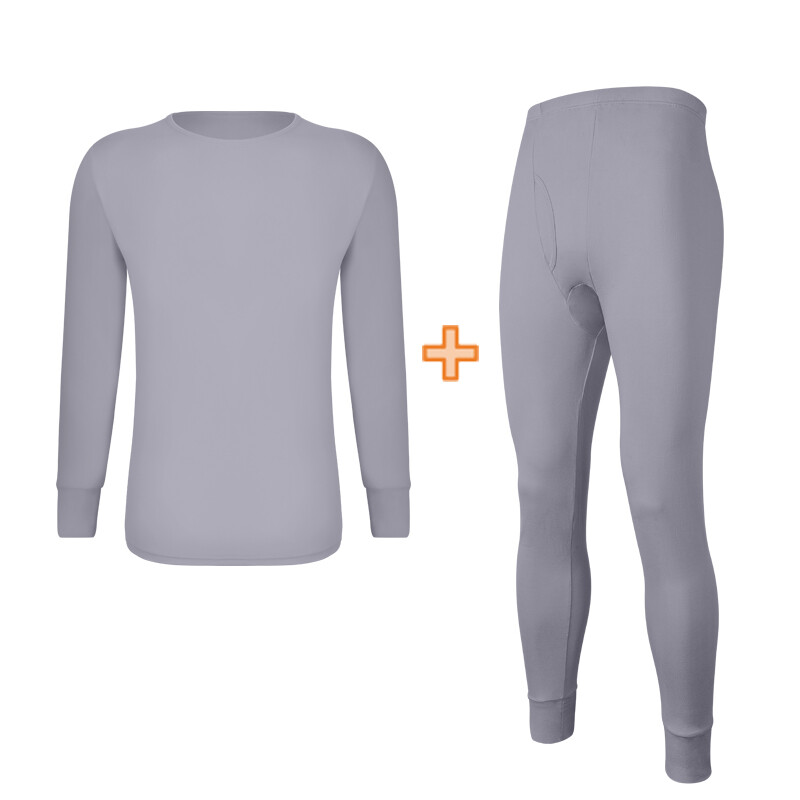 Men’s Seamless Thermal Underwear Thickened Fleece Lined Soft Warm Set Long Johns
