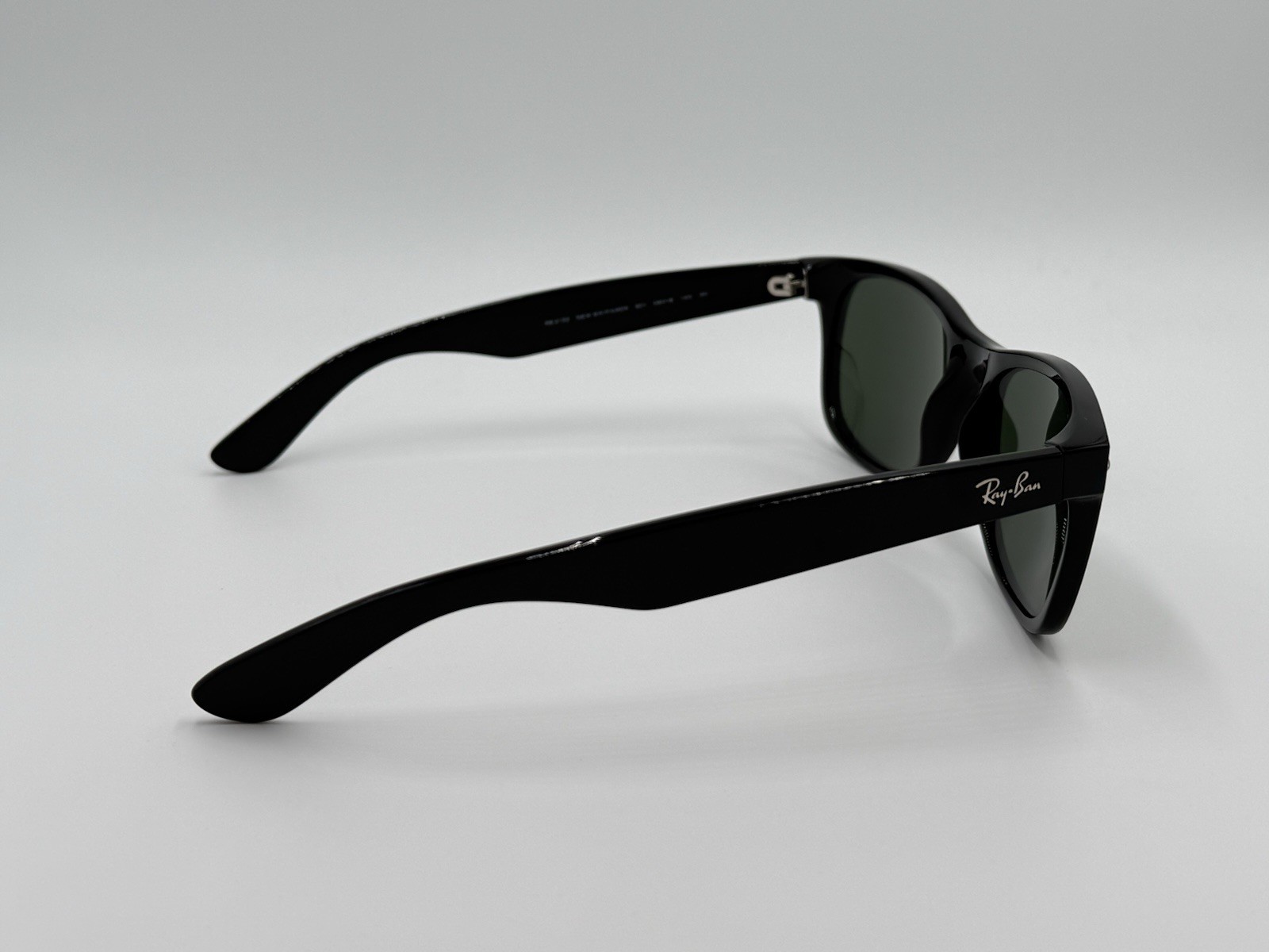 RAY BAN RB2132 901 58mm NEW WAYFARER Black; Green Classic G15 AUTHENTIC ITALY