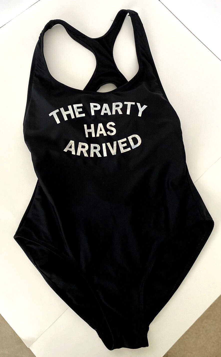 No Boundaries The Party Has Arrived Swimsuit Sz 11-13 Cruise Beach Vacation Fun