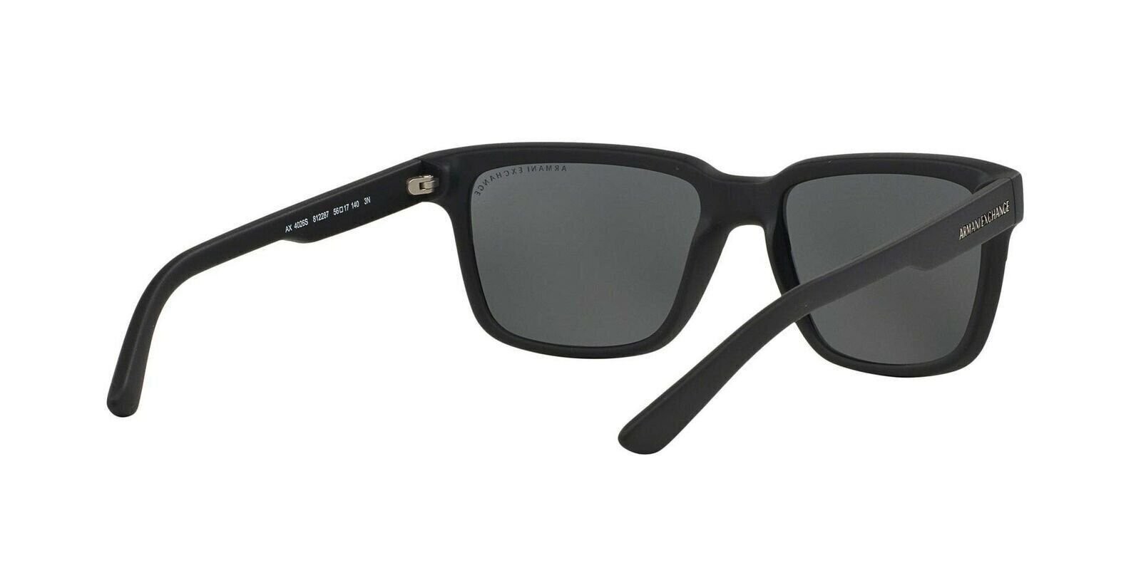 AX Armani Exchange Unisex Sunglasses, Black Lenses Injected Frame,0AX4026S 56mm