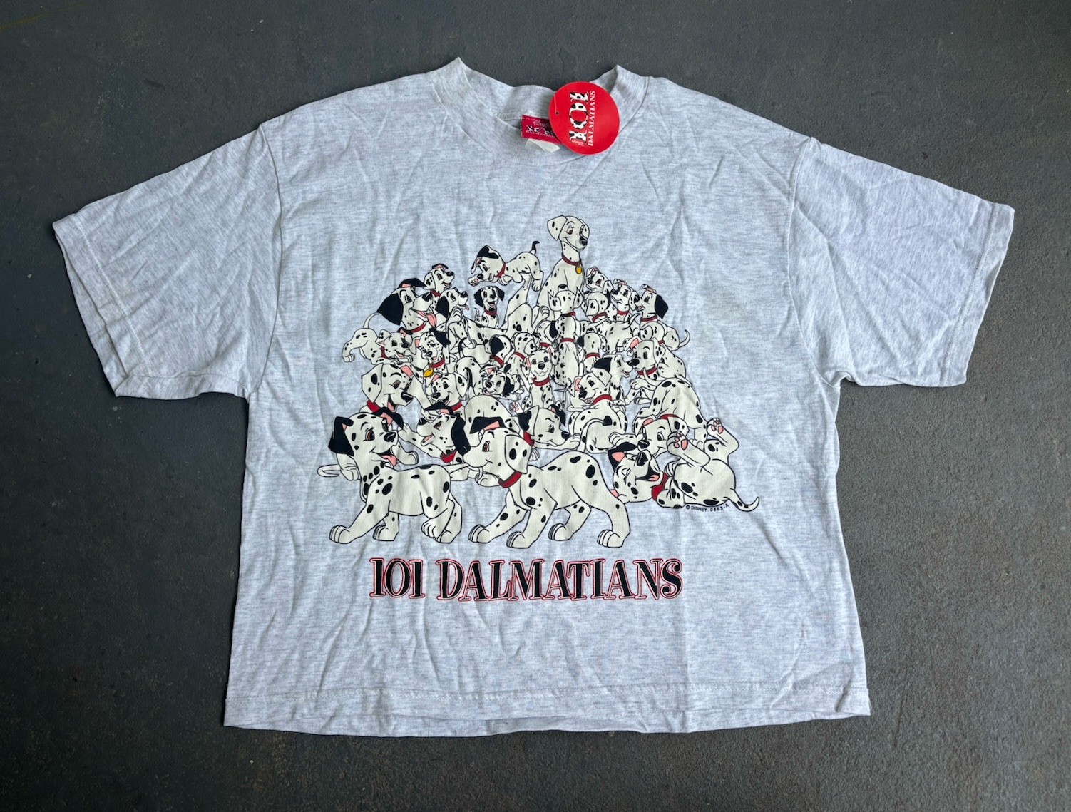 VTG Deadstock 101 Dalmatians Jerry Leigh BOXY Oversized Tee.medium