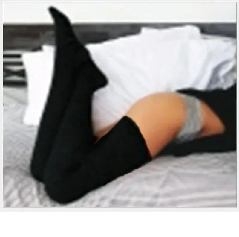 80cm Cotton Thigh High Over Knee Socks for Women Winter